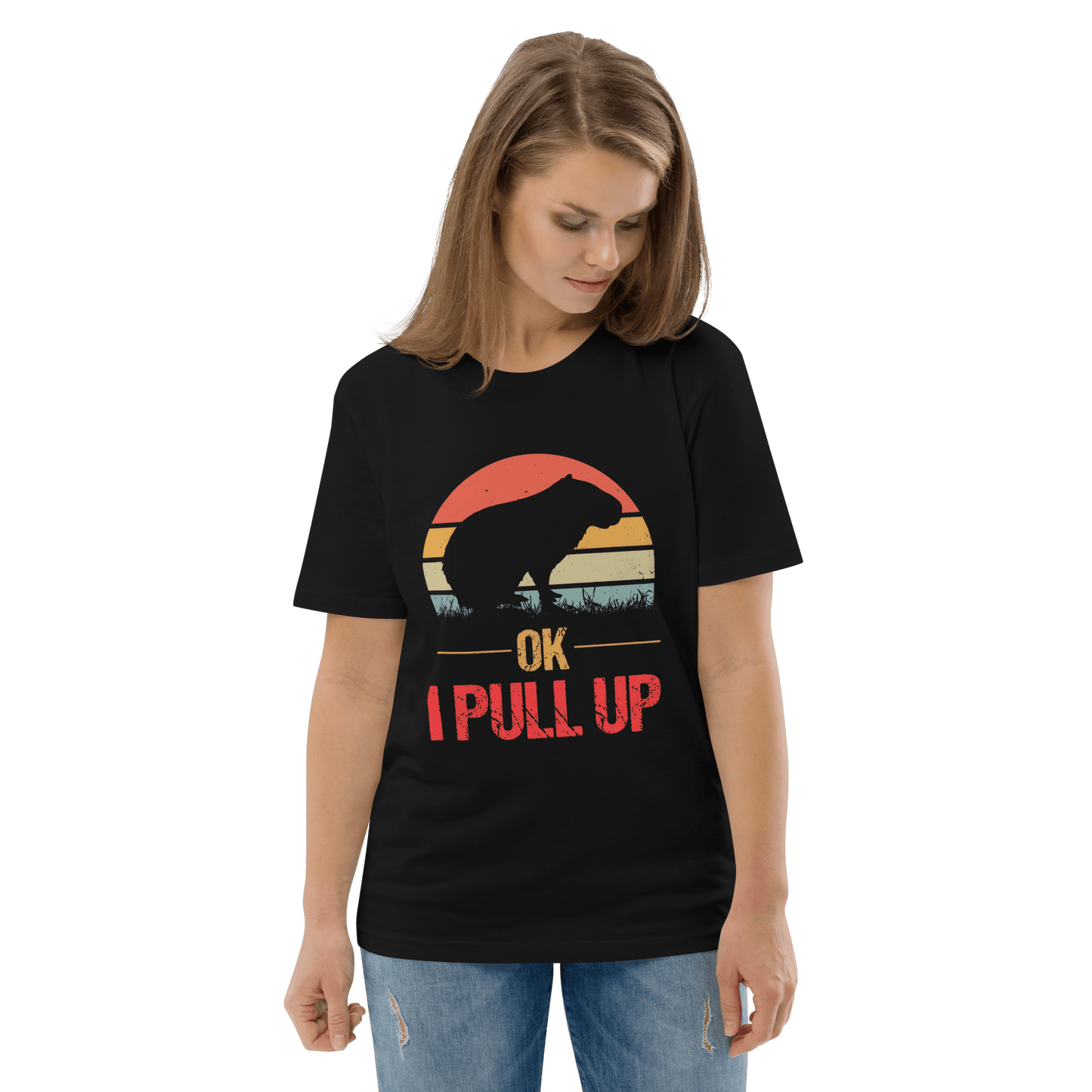 Capybara Premium Organic T-Shirt Meme - Dark Heather Grey | Shirtposting