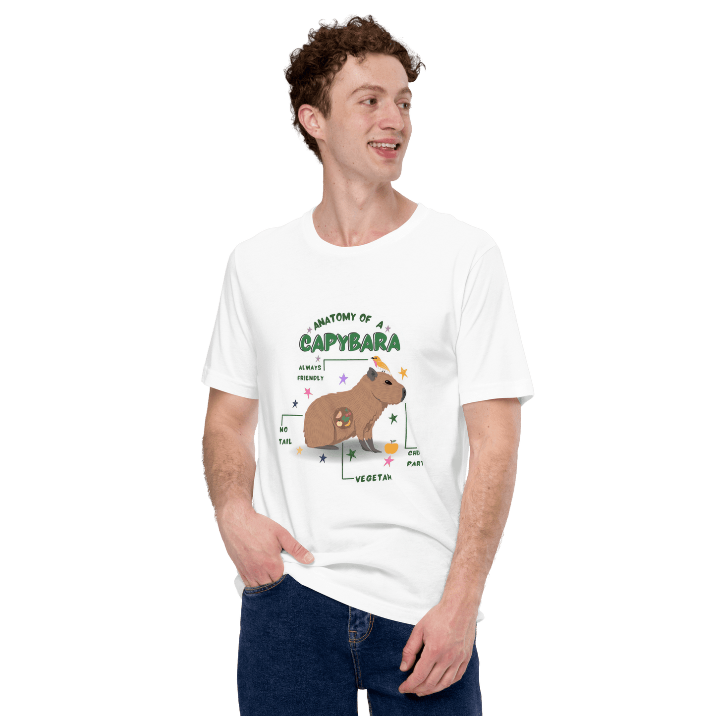 Anatomy of a Capybara Classic T-Shirt Meme - Athletic Heather | Shirtposting