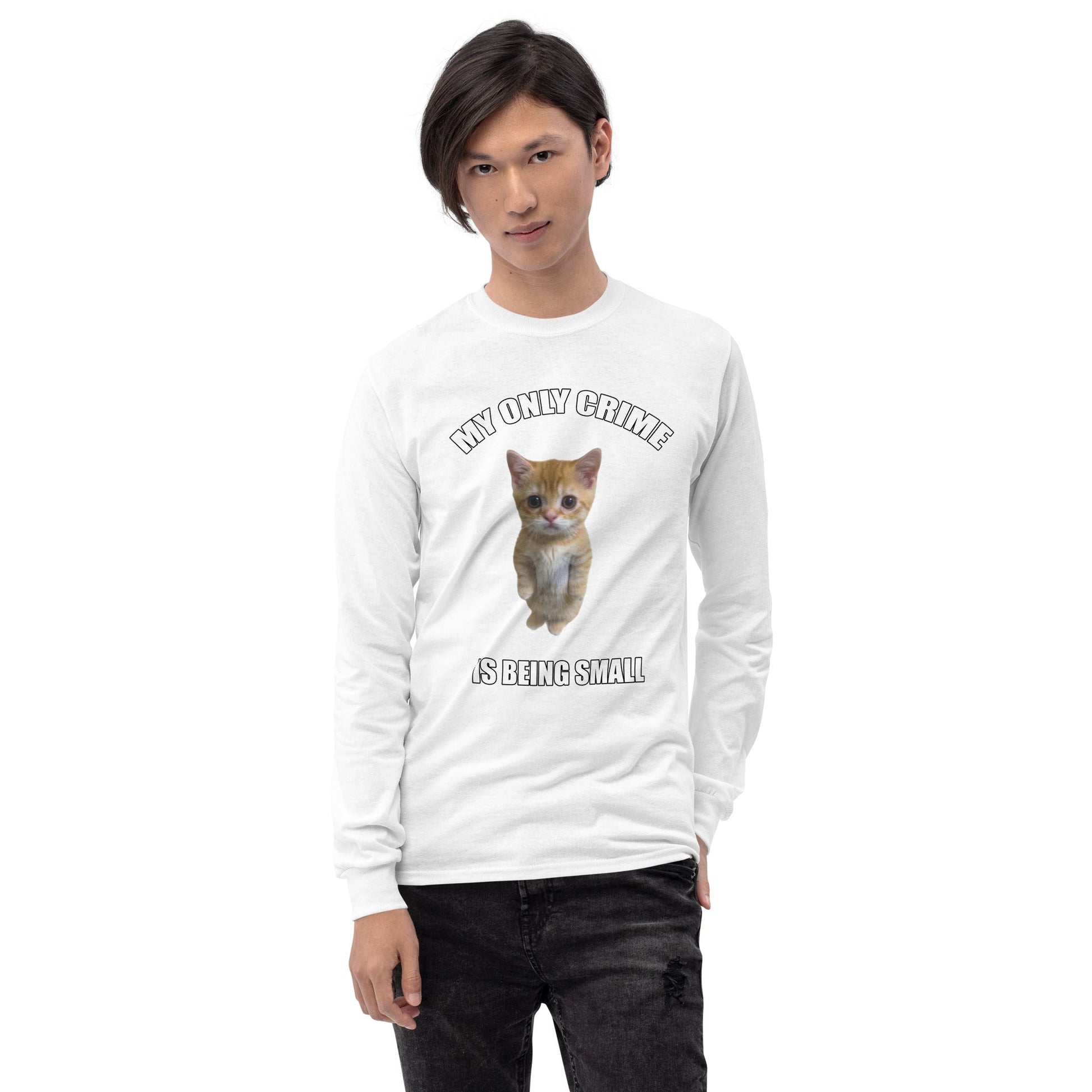 Being Small Long Sleeve T-Shirt Meme - Ash | Shirtposting