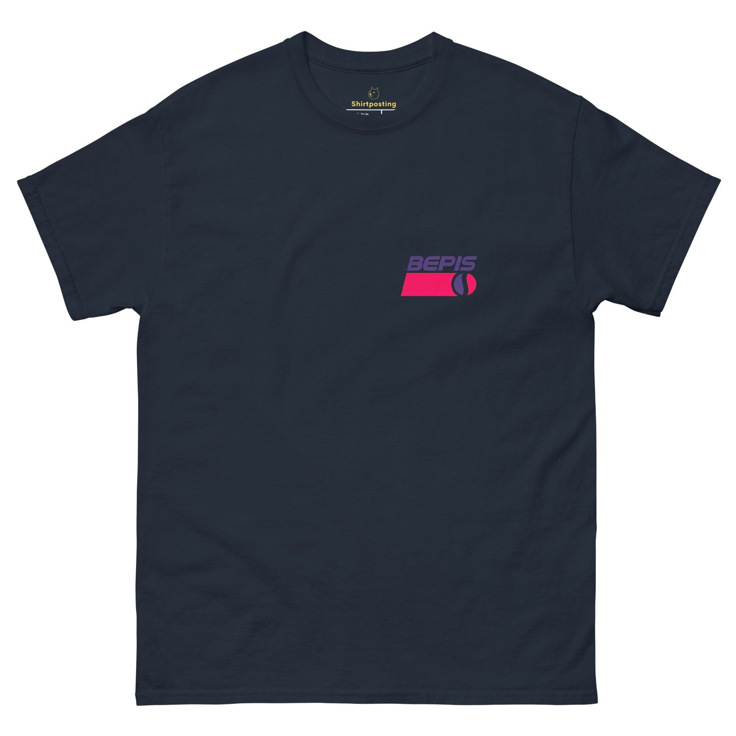 Bepis Classic T-Shirt Meme - Navy | Shirtposting