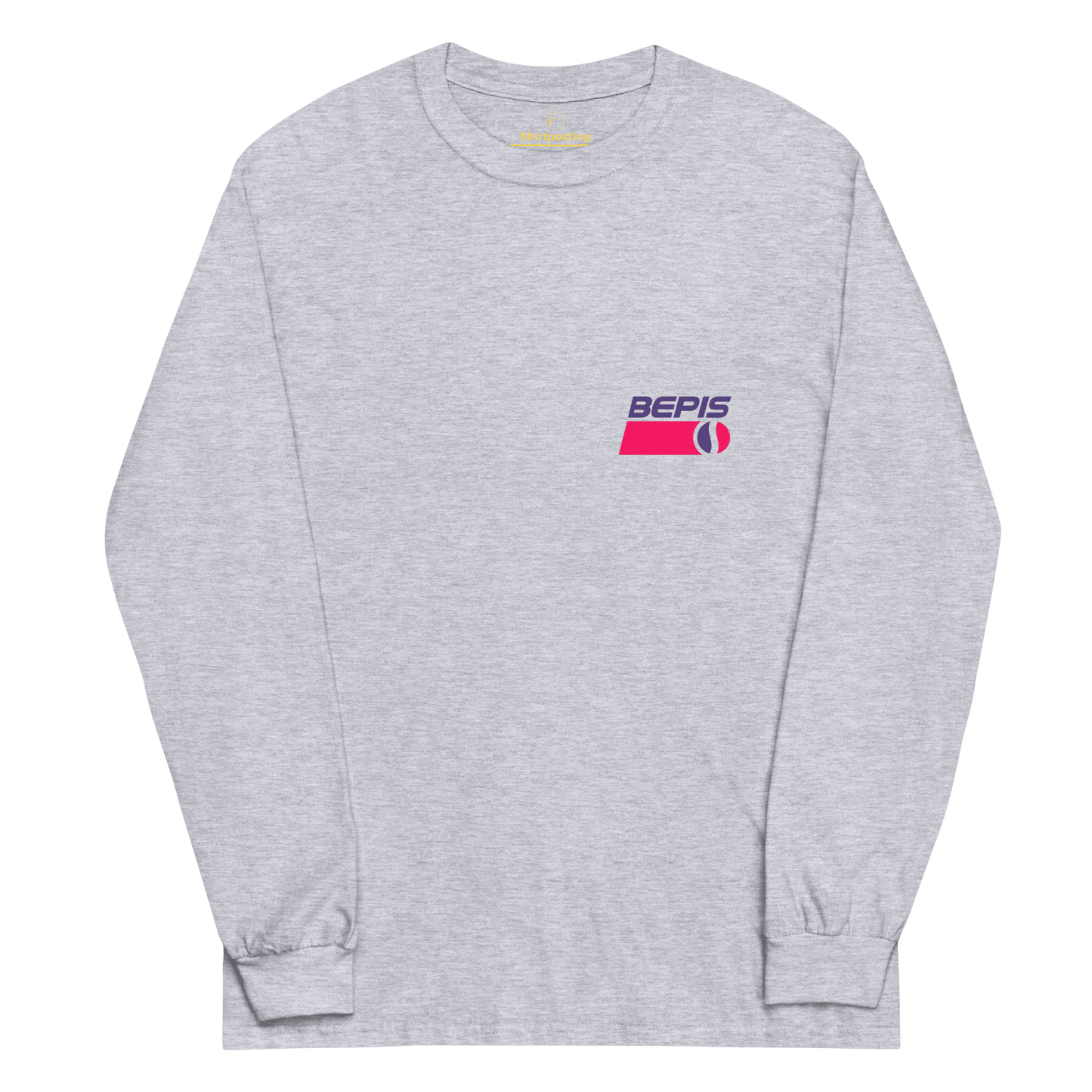 Bepis Long Sleeve T-Shirt Meme - Sport Grey | Shirtposting