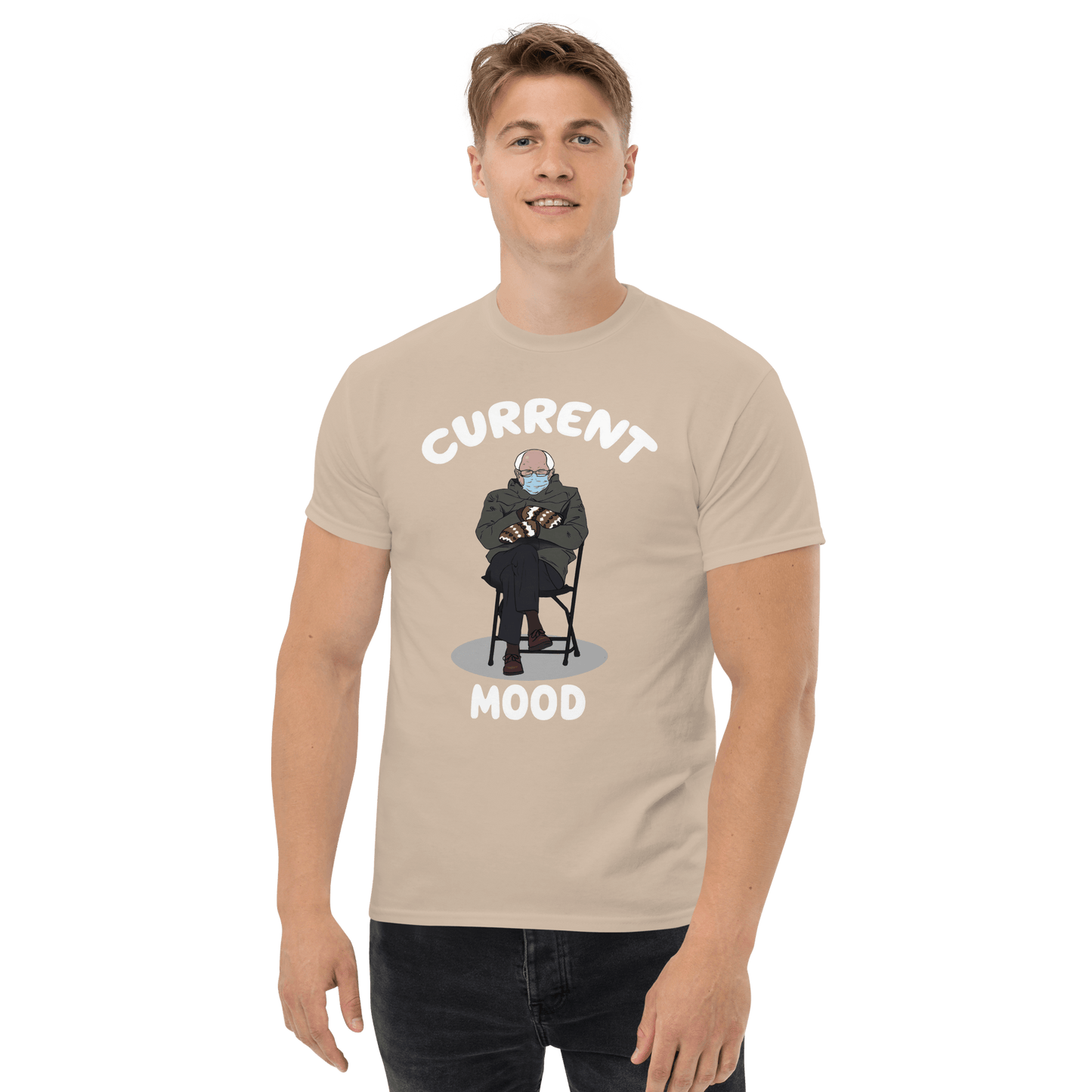 Bernie Mittens Classic T-Shirt Meme - Military Green | Shirtposting