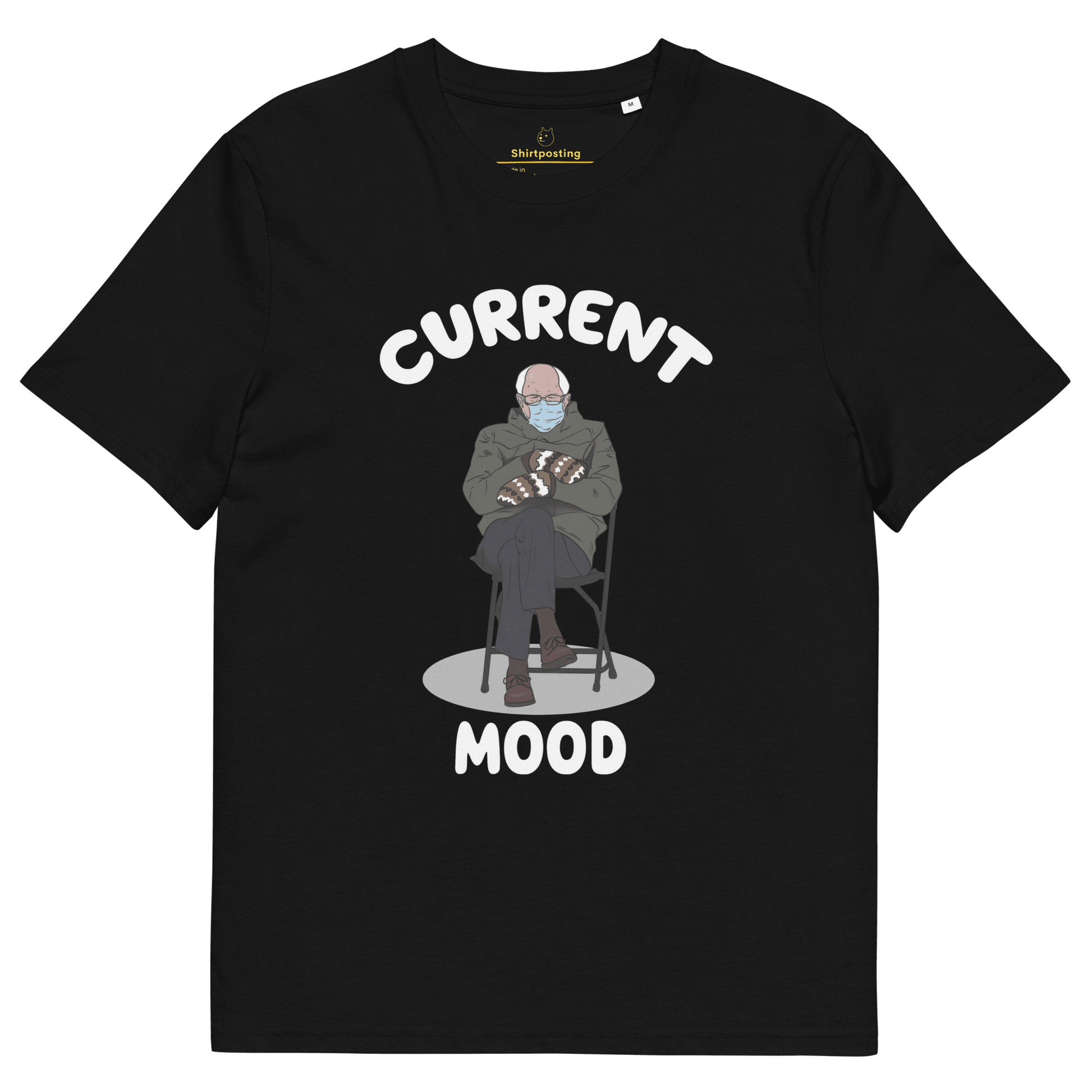 Bernie Mittens Premium Organic T-Shirt Meme - Black | Shirtposting