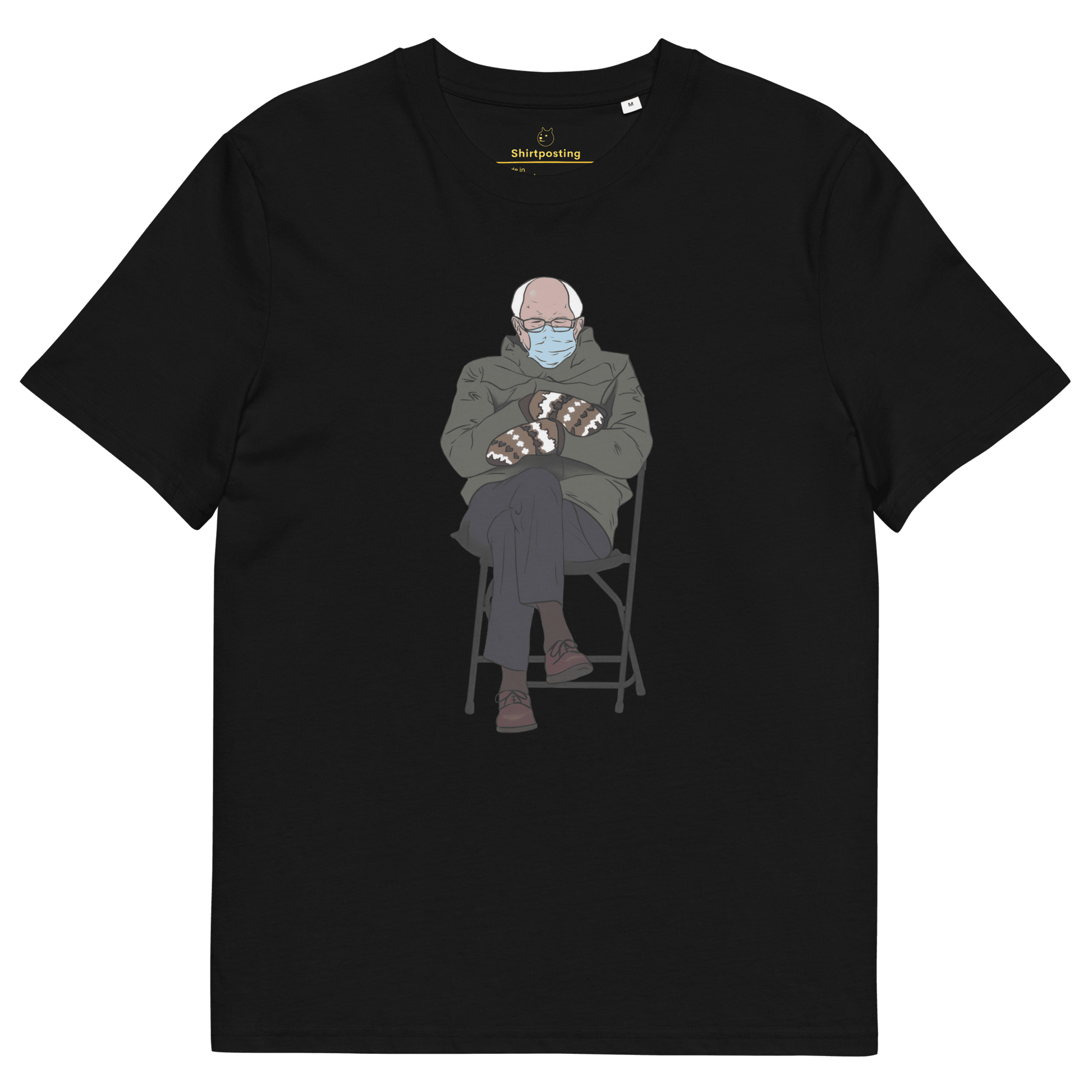 Bernie Mittens Premium Organic T-Shirt Meme - Black | Shirtposting