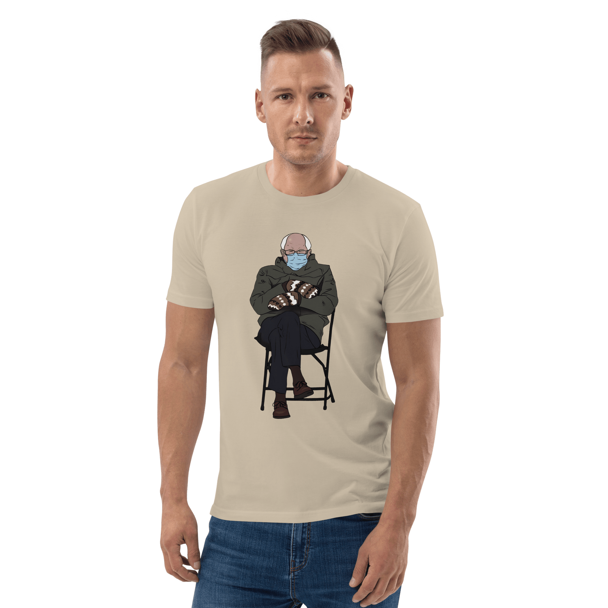 Bernie Mittens Premium Organic T-Shirt Meme - Dark Heather Grey | Shirtposting