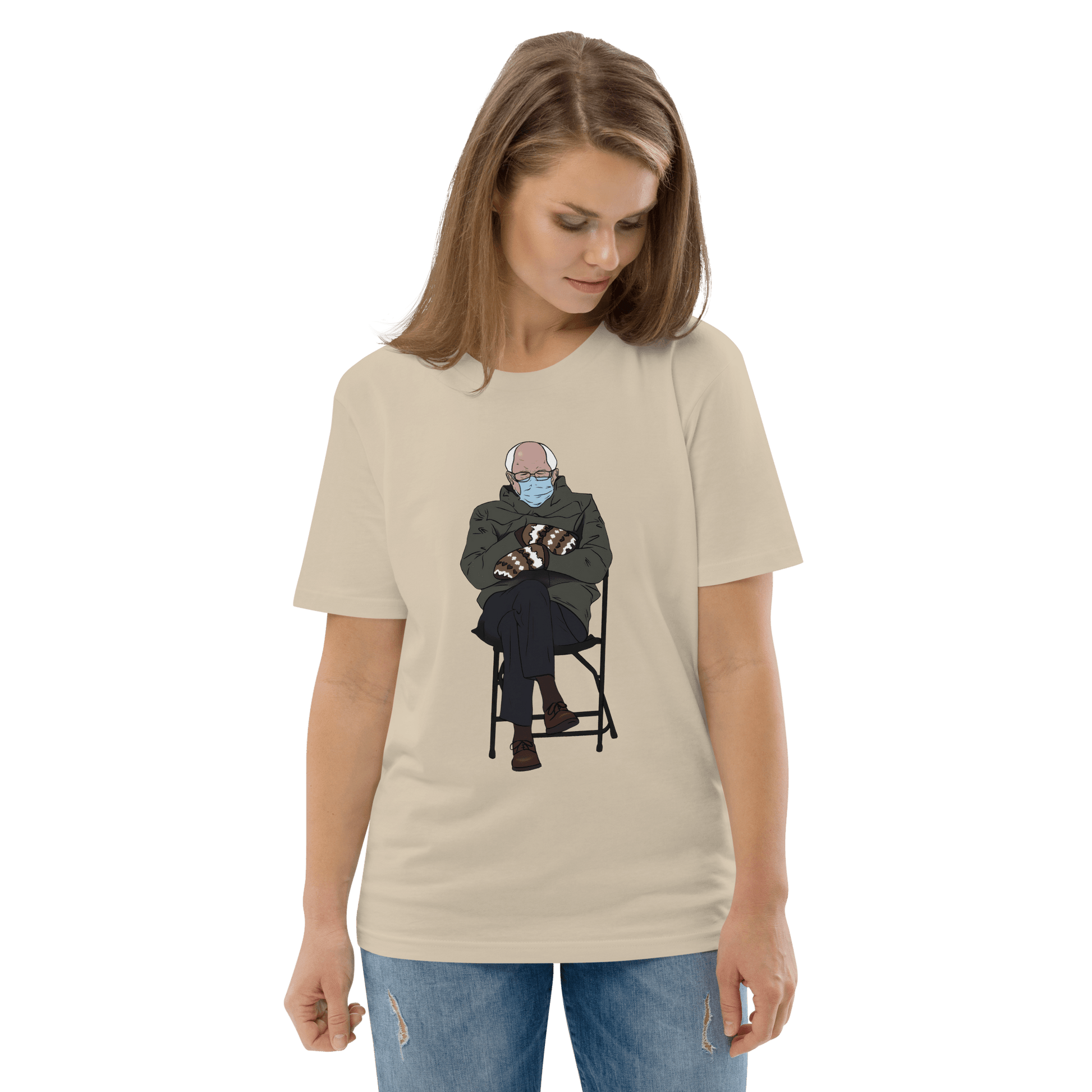 Bernie Mittens Premium Organic T-Shirt Meme - Dark Heather Grey | Shirtposting