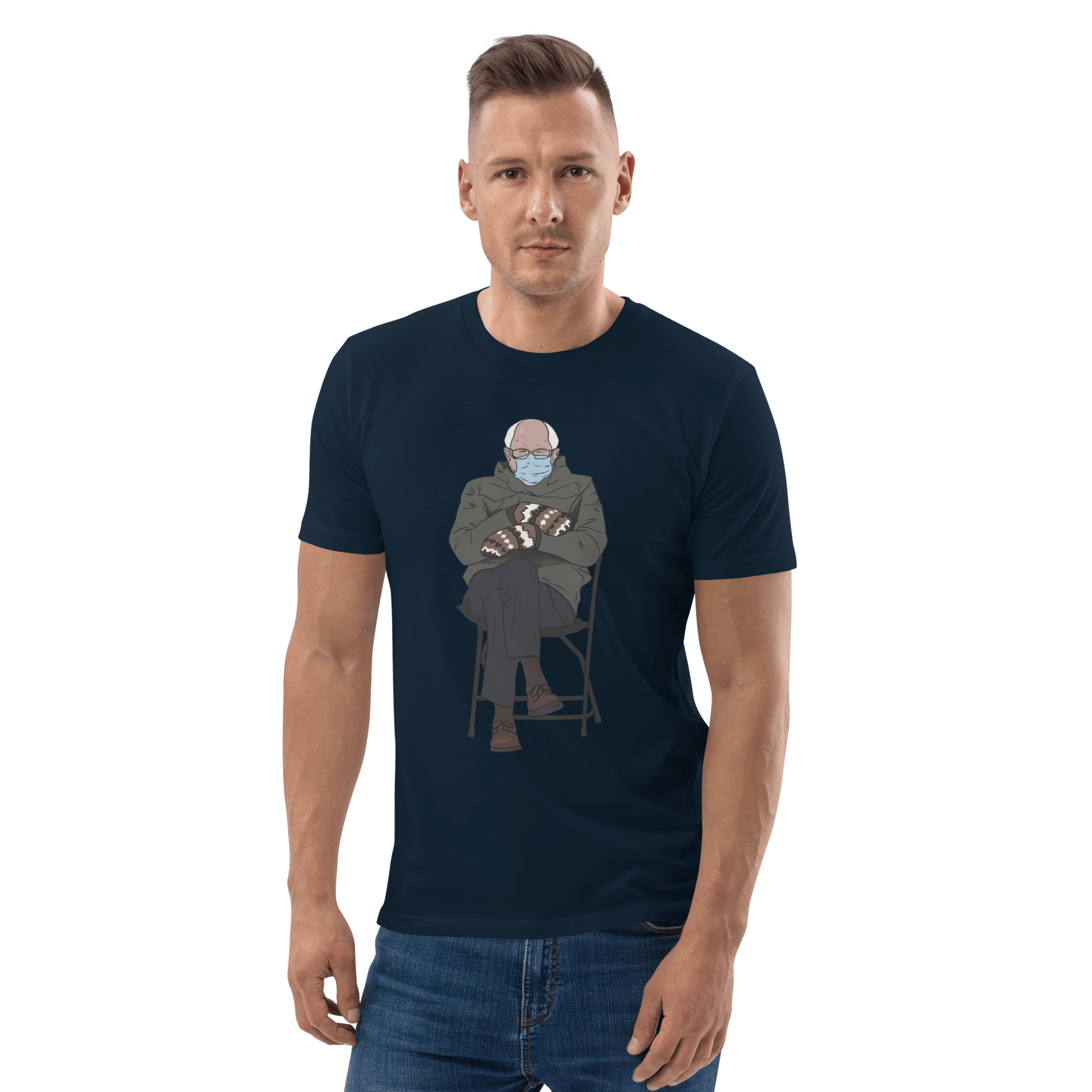 Bernie Mittens Premium Organic T-Shirt Meme - Dark Heather Grey | Shirtposting