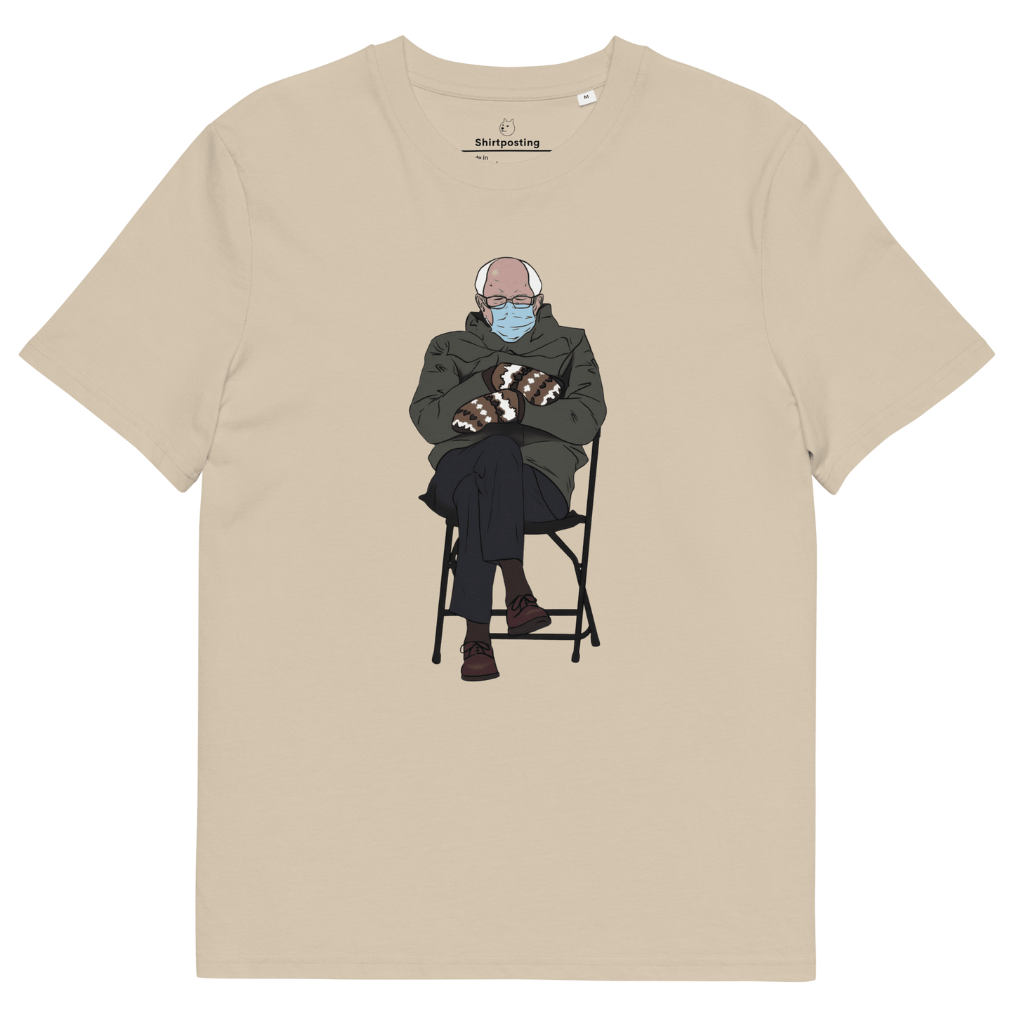 Bernie Mittens Premium Organic T-Shirt Meme - Desert Dust | Shirtposting