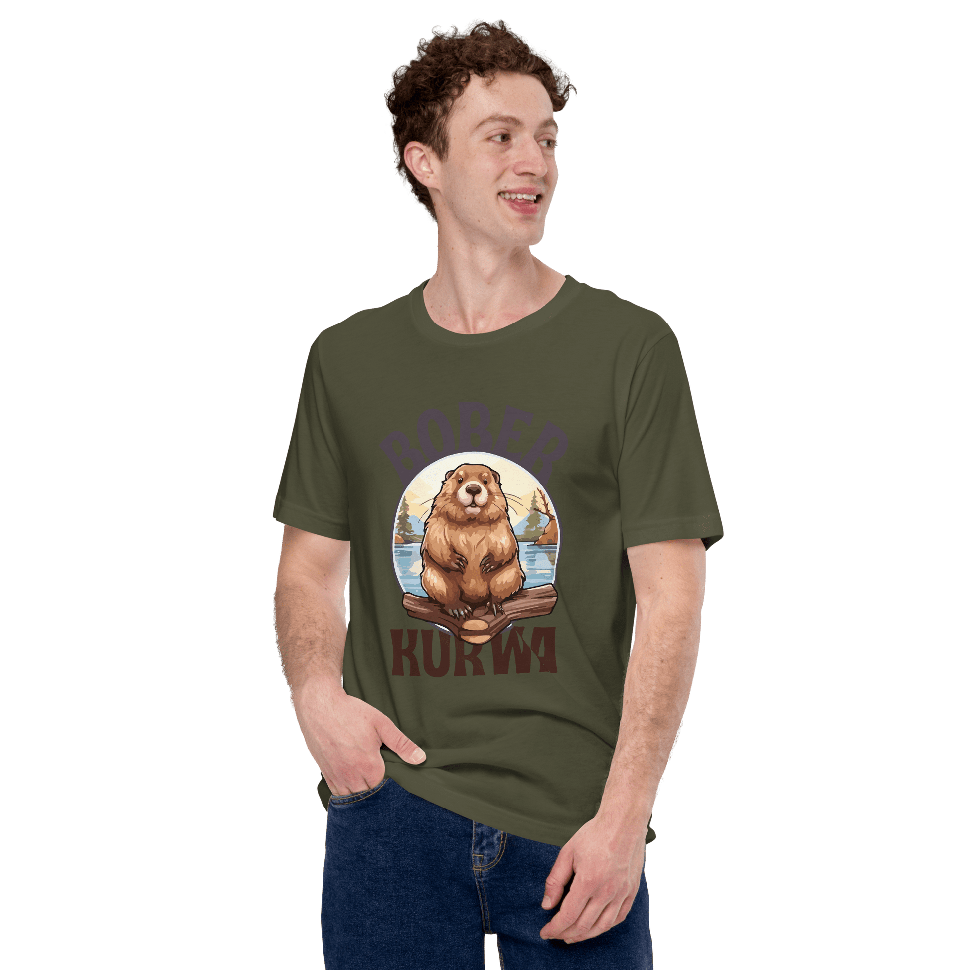 Bober Kurwa Classic T-Shirt Meme - Dark Grey | Shirtposting