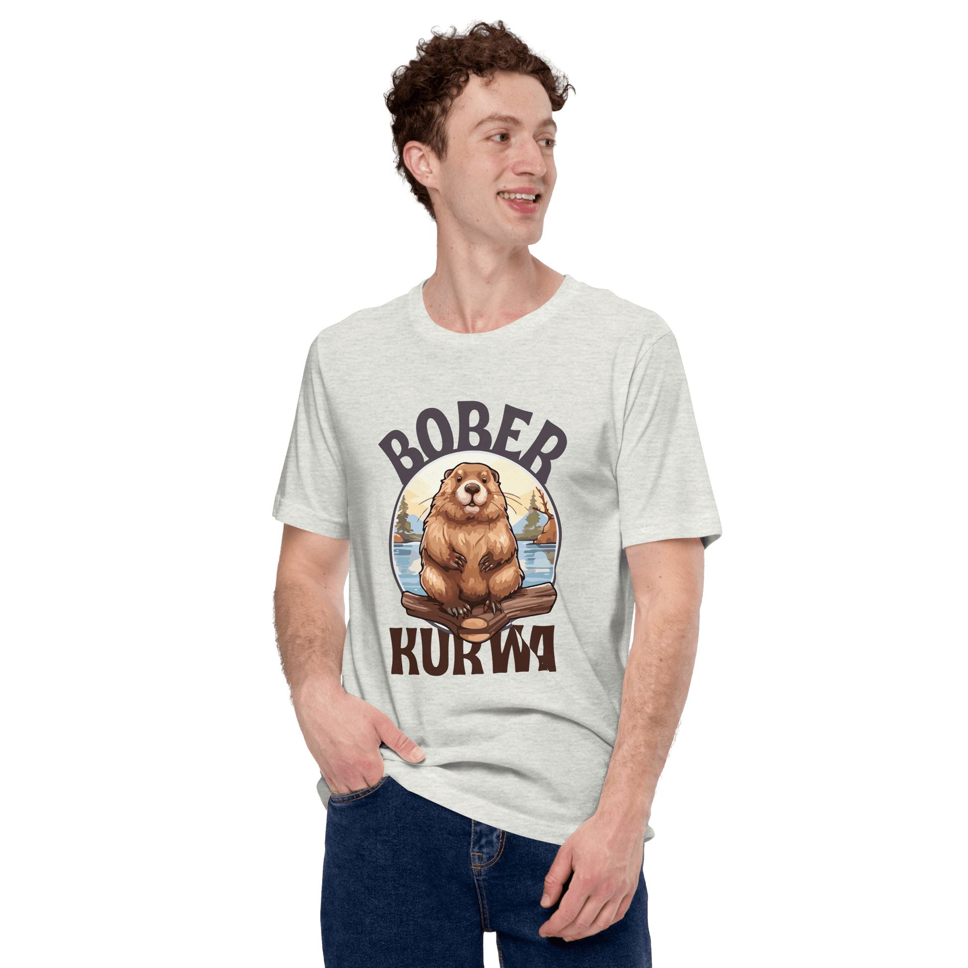 Bober Kurwa Classic T-Shirt Meme - Dark Grey | Shirtposting