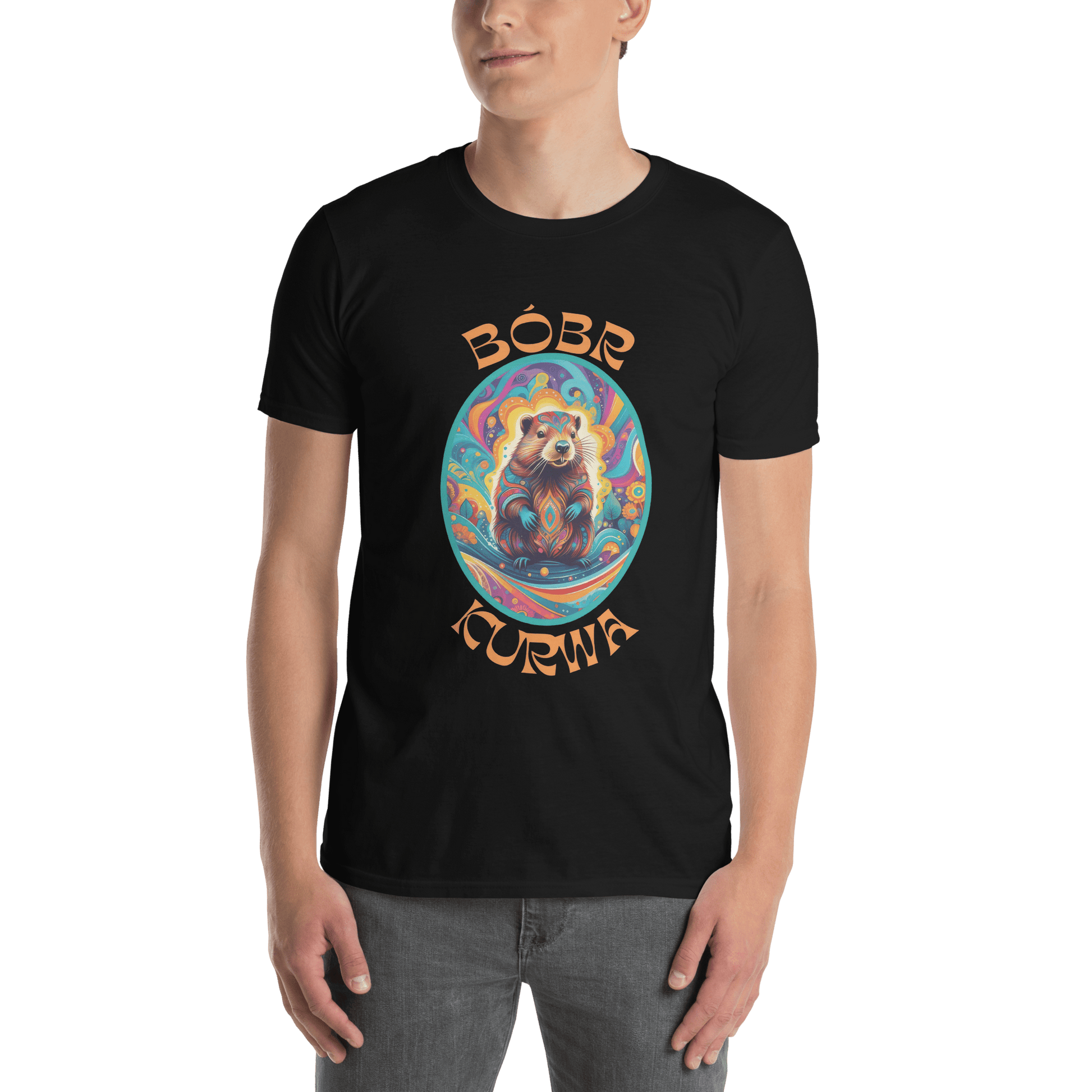 Bober Kurwa Classic T-Shirt Meme - Dark Heather Grey | Shirtposting