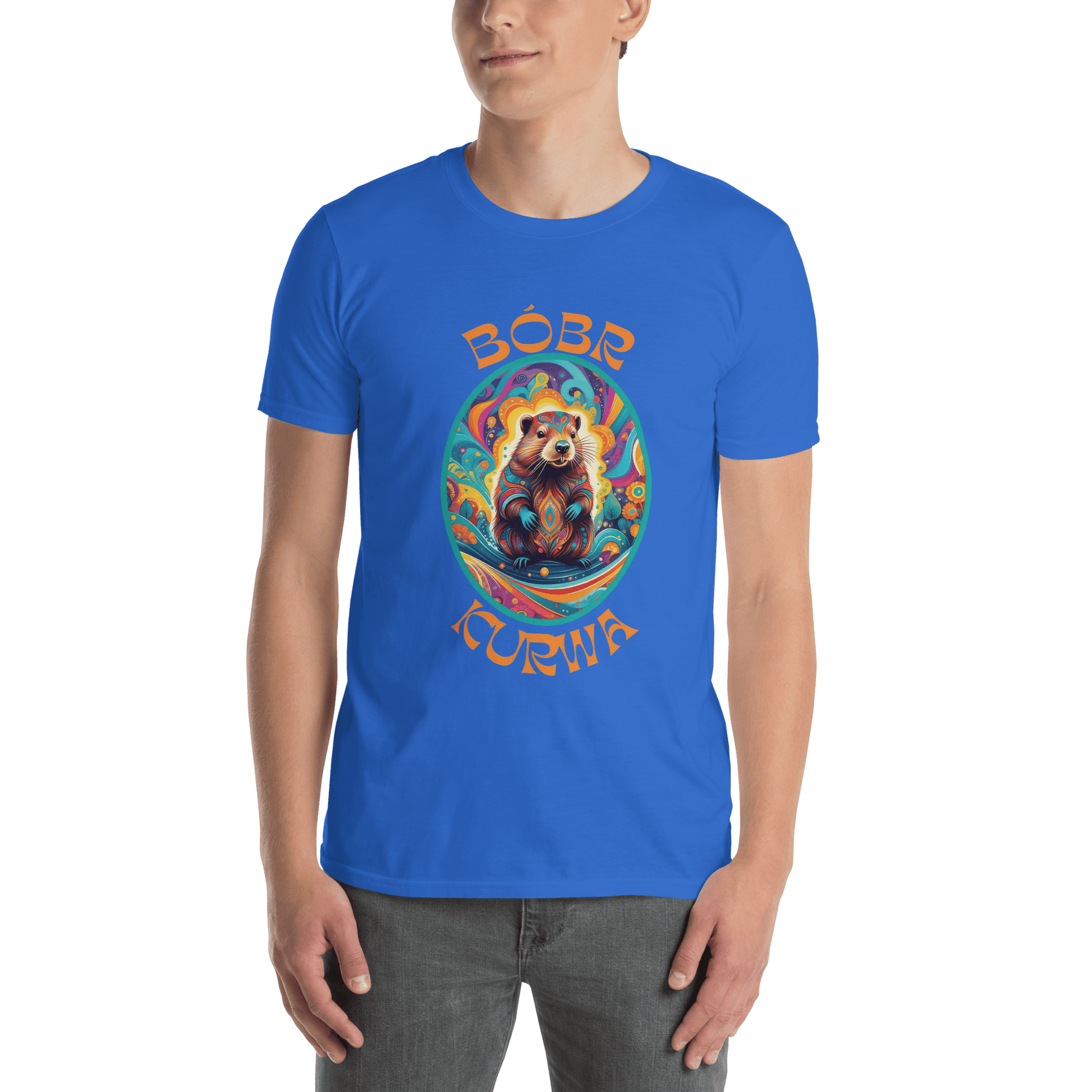 Bober Kurwa Classic T-Shirt Meme - Dark Heather Grey | Shirtposting
