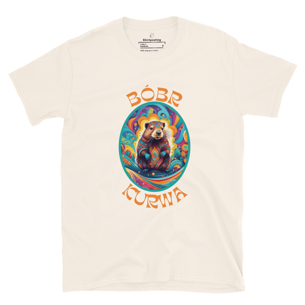 Bober Kurwa Classic T-Shirt Meme - Natural | Shirtposting