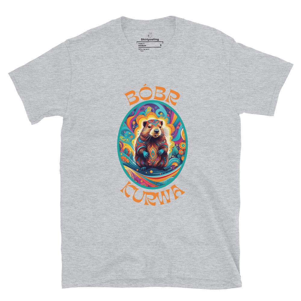 Bober Kurwa Classic T-Shirt Meme - Sport Grey | Shirtposting