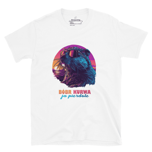 Bober Kurwa Classic T-Shirt Meme - White | Shirtposting