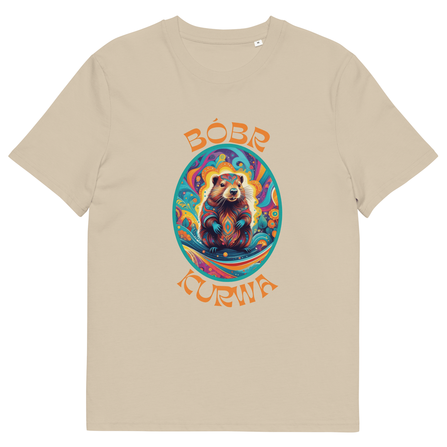 Bober Kurwa Premium Organic T-Shirt Meme - Desert Dust | Shirtposting