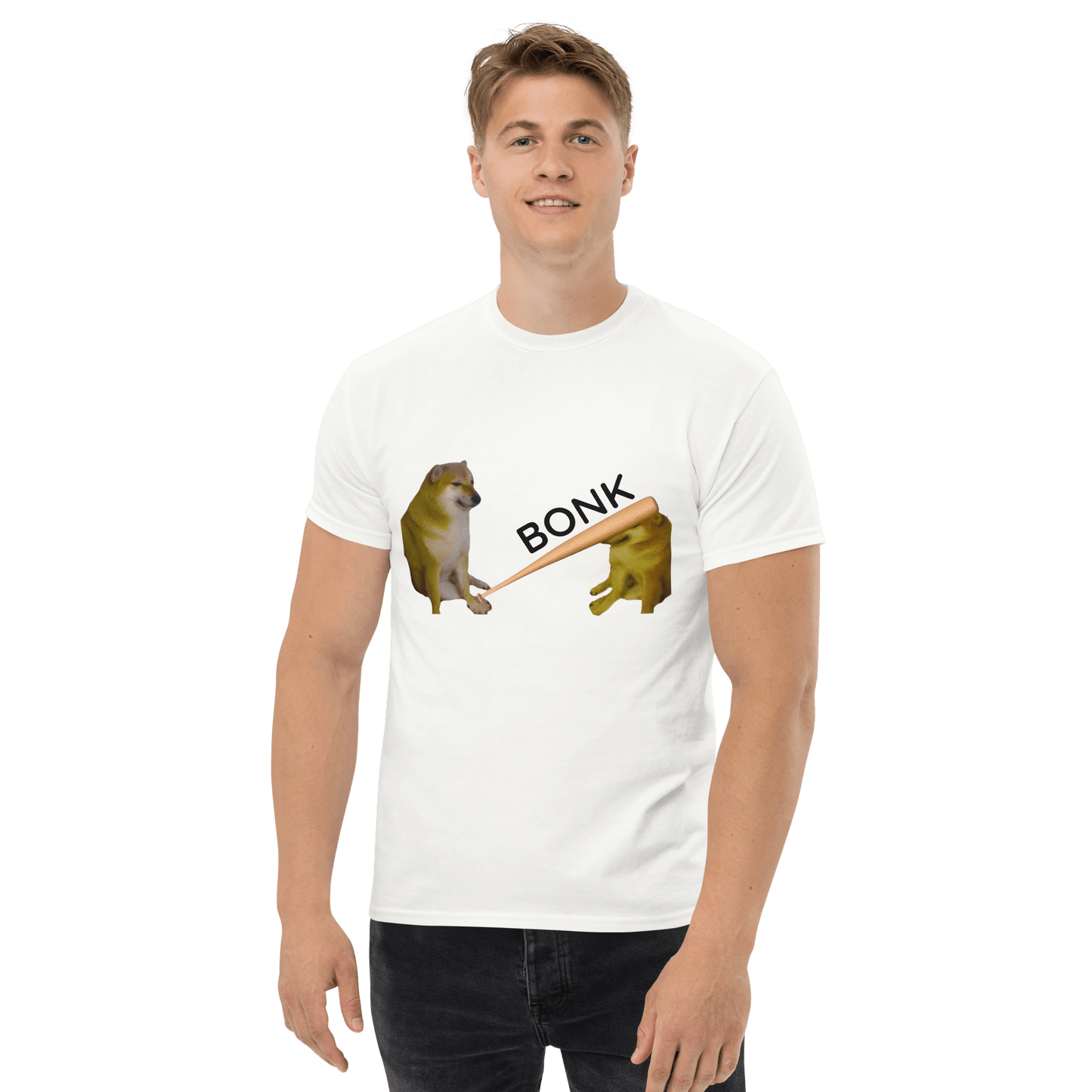 Bonk Classic T-Shirt Meme - Ash | Shirtposting