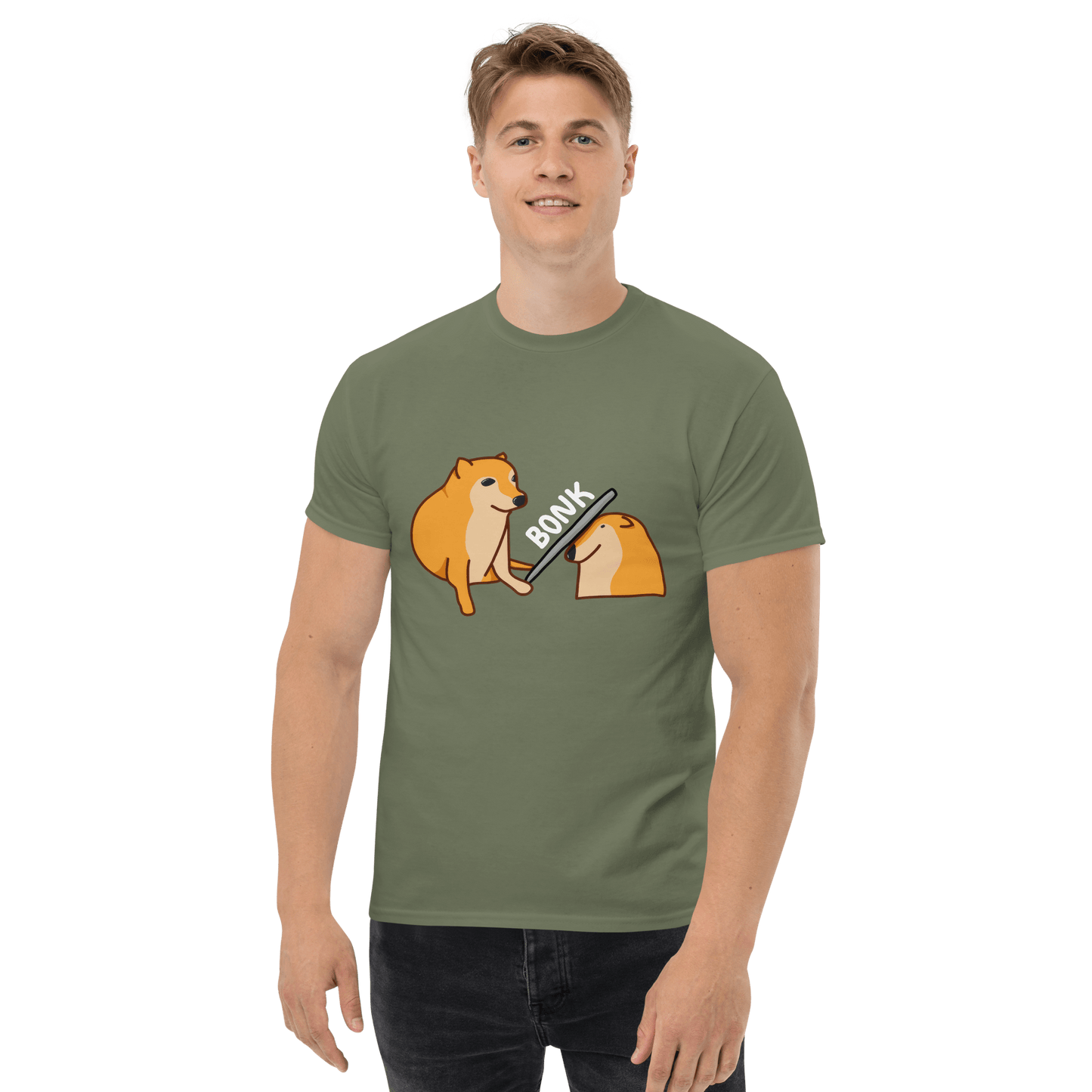 Bonk Classic T-Shirt Meme - Black | Shirtposting