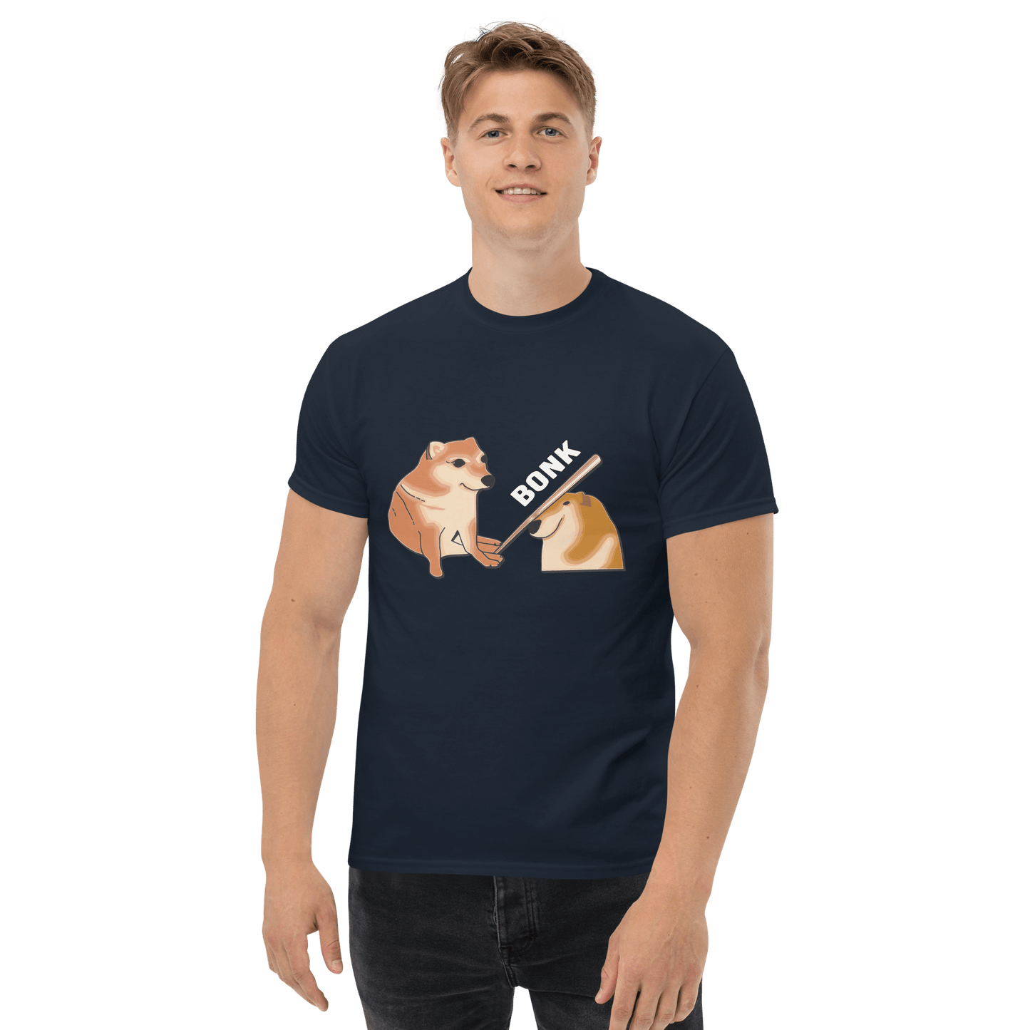 Bonk Classic T-Shirt Meme - Black | Shirtposting