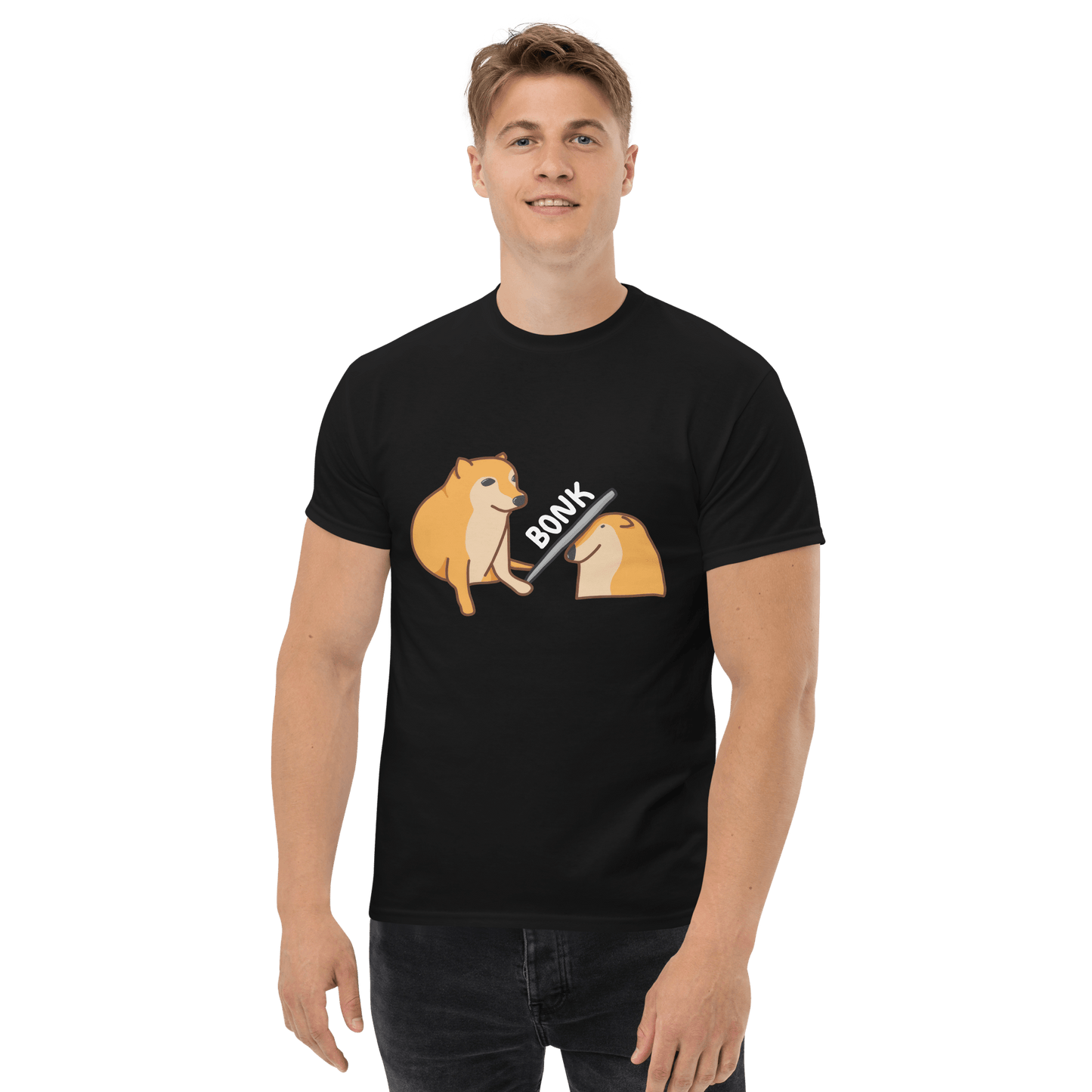 Bonk Classic T-Shirt Meme - Black | Shirtposting