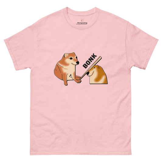 Bonk Classic T-Shirt Meme - Light Pink | Shirtposting