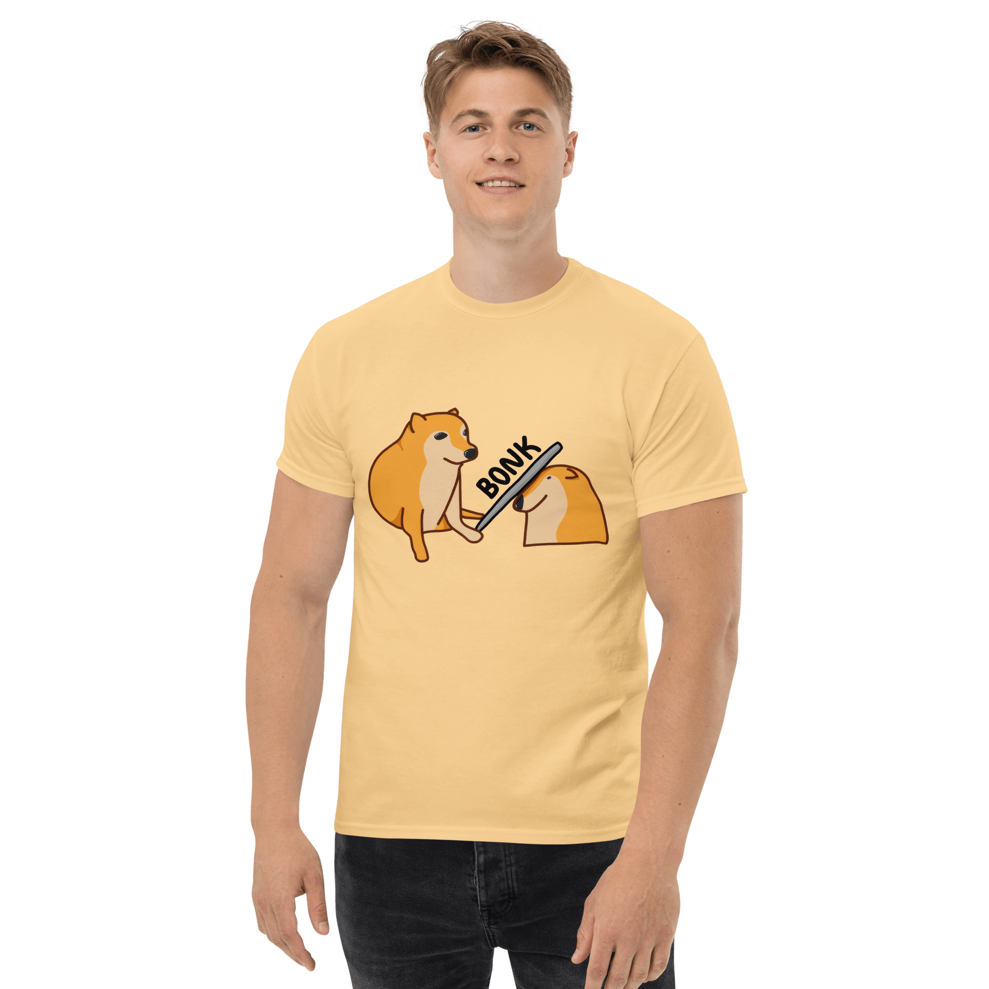 Bonk Classic T-Shirt Meme - Yellow Haze | Shirtposting