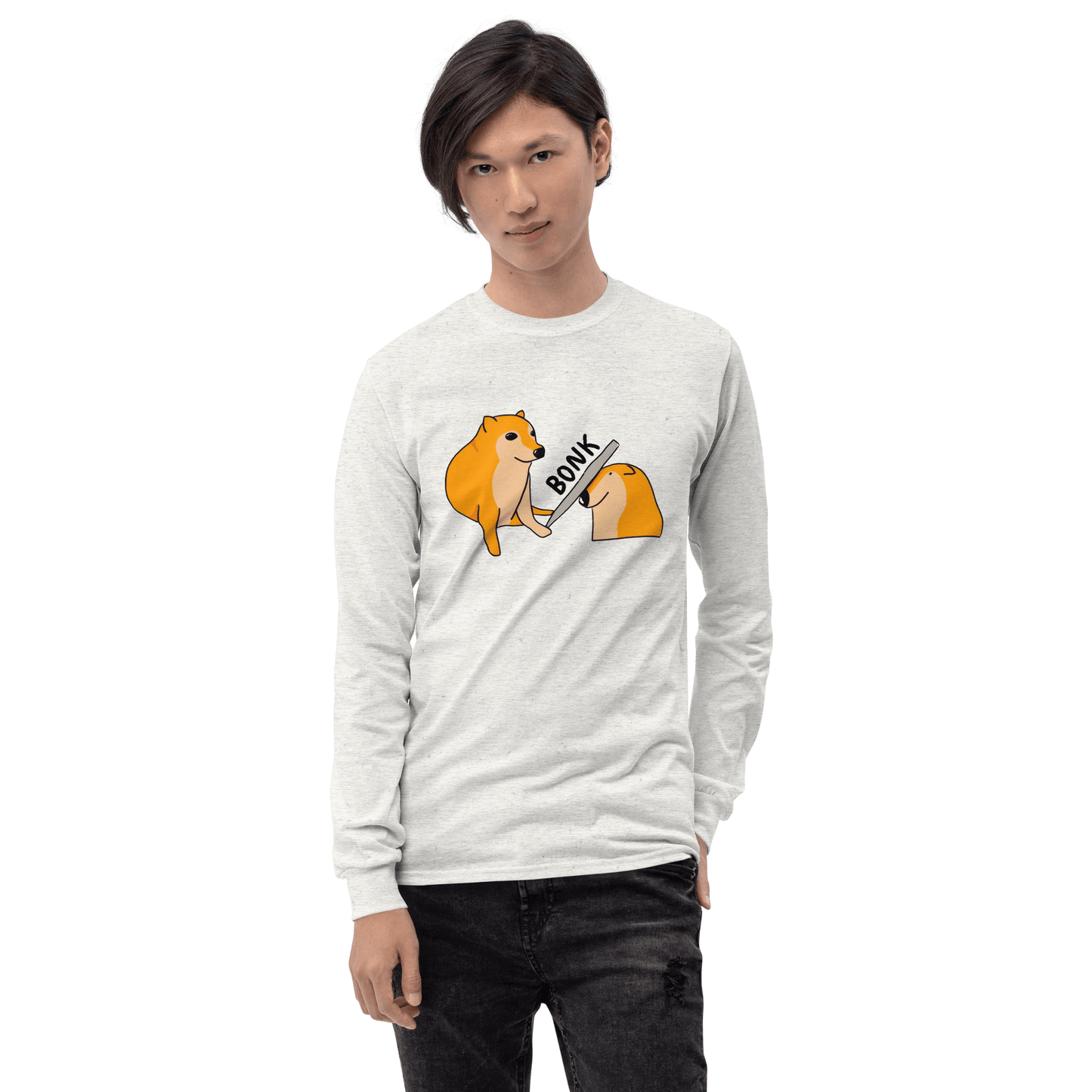 Bonk Long Sleeve T-Shirt Meme - Sand | Shirtposting