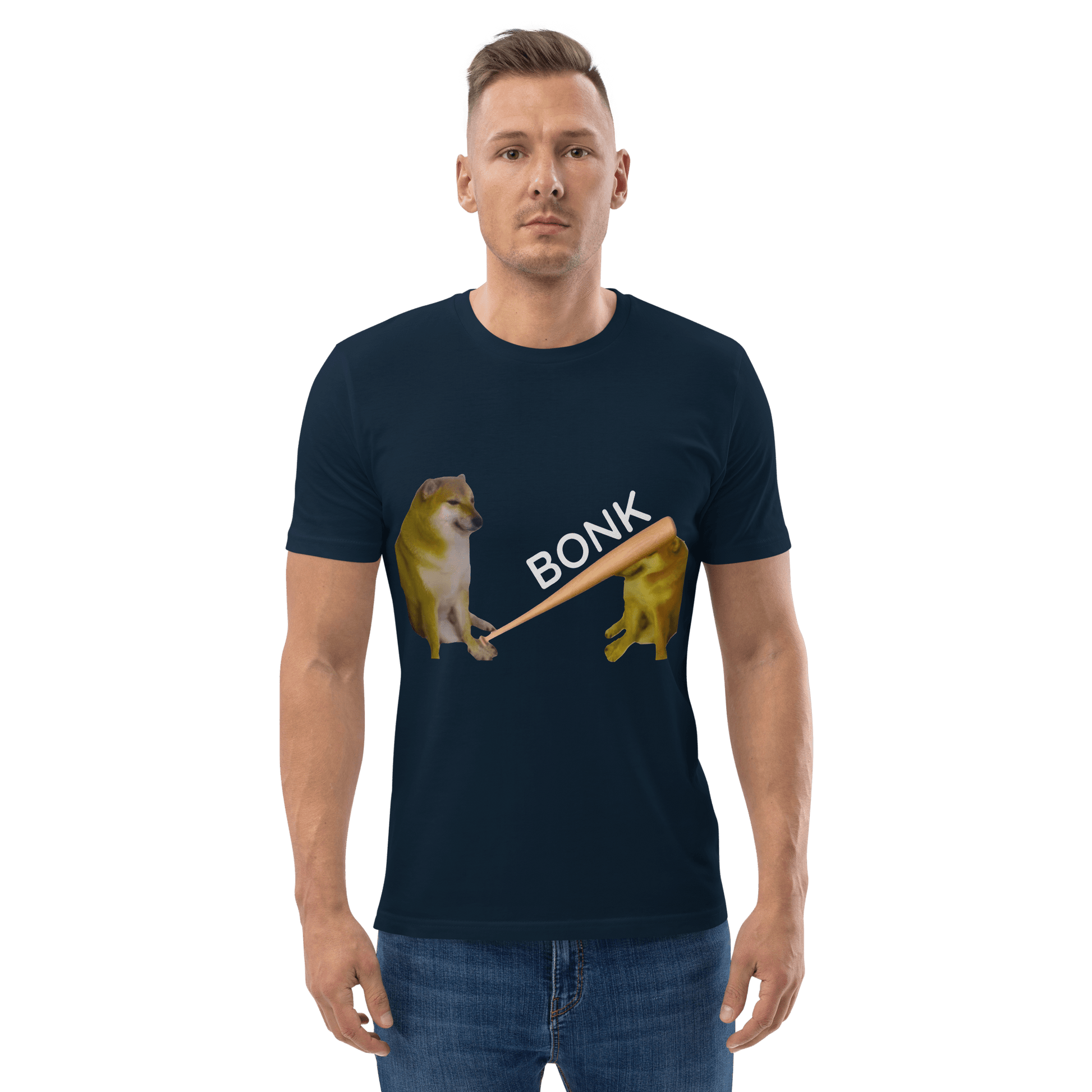 Bonk Premium Organic T-Shirt Meme - Black | Shirtposting