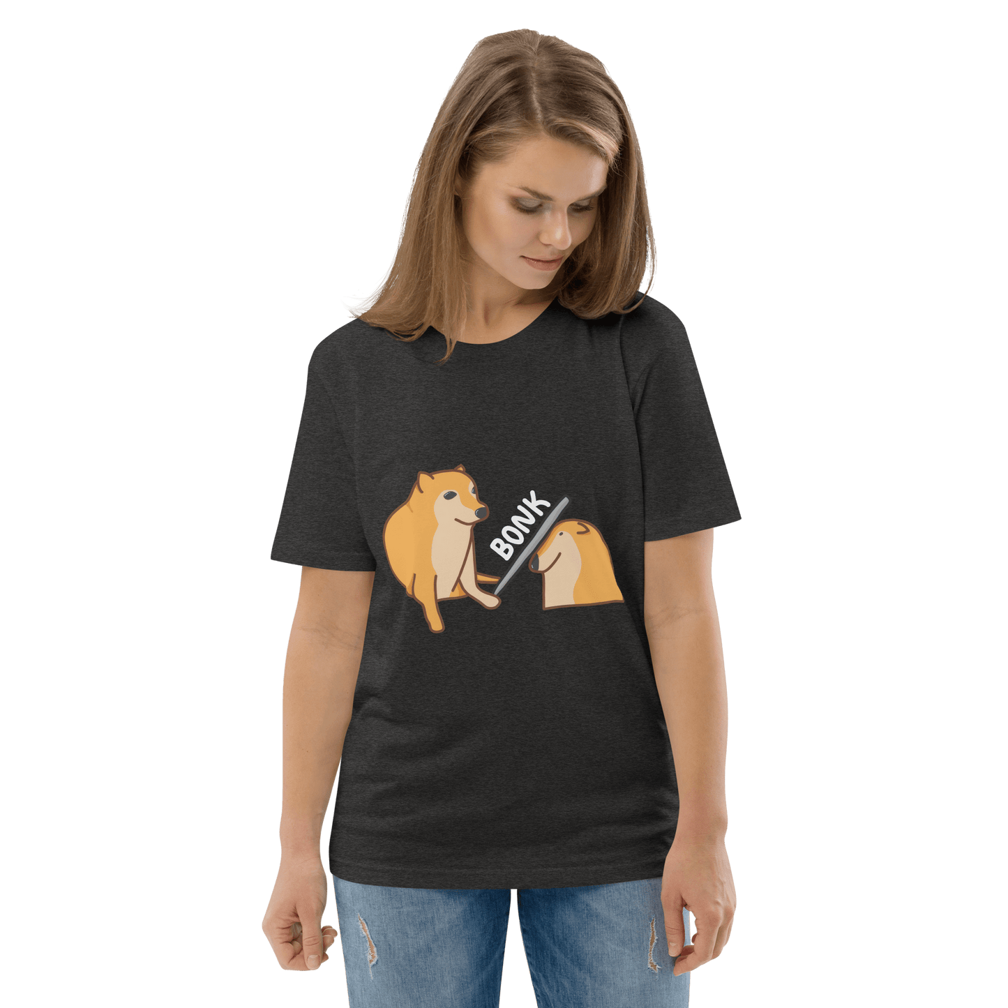 Bonk Premium Organic T-Shirt Meme - Black | Shirtposting