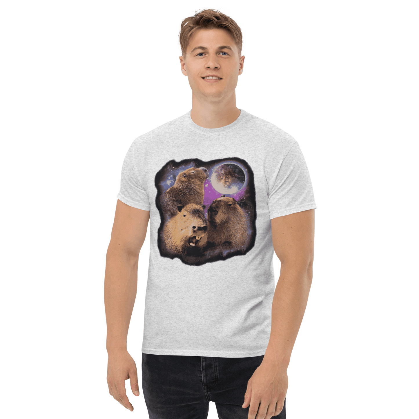 Capybara Classic T-Shirt Meme - Ash | Shirtposting