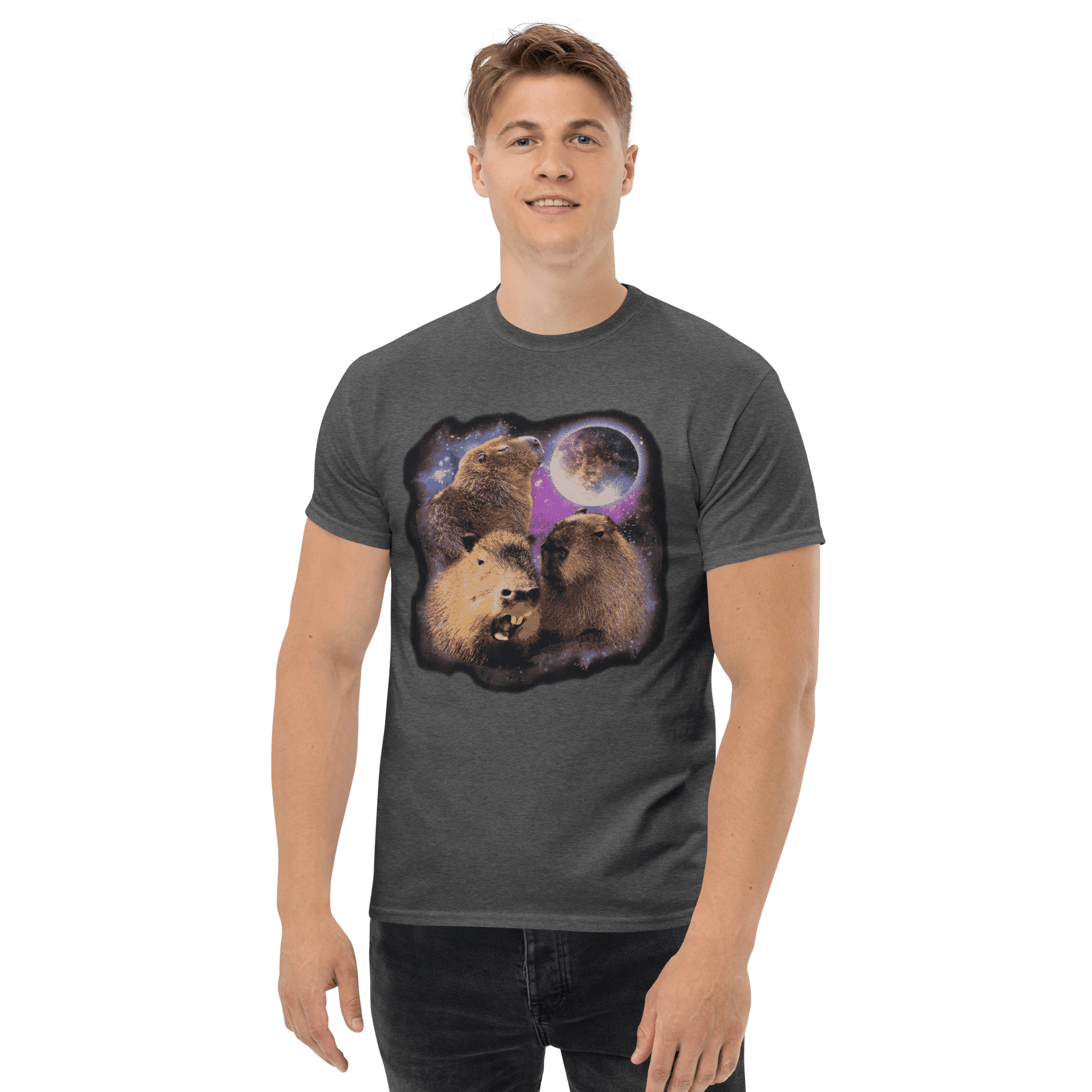 Capybara Classic T-Shirt Meme - Black | Shirtposting