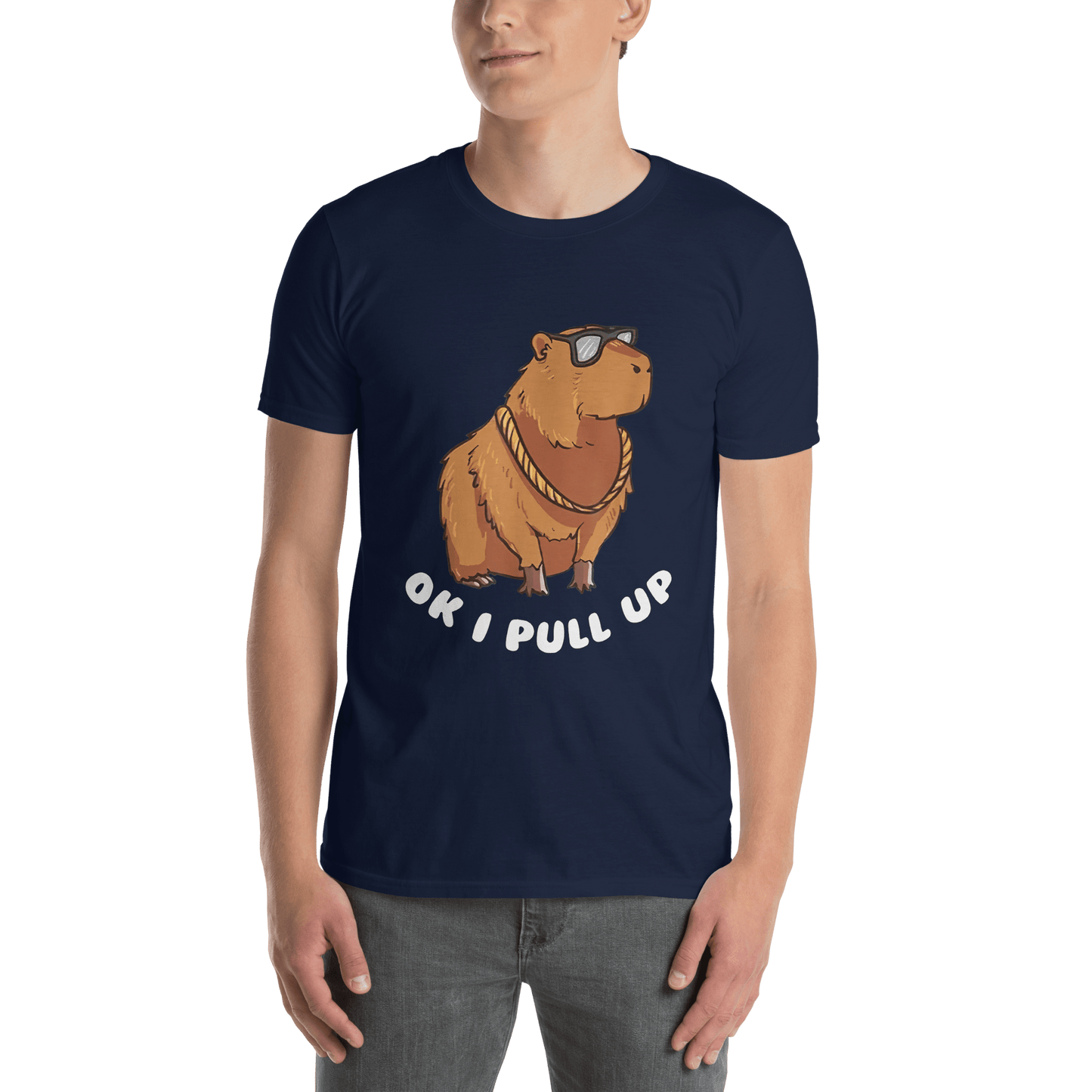 Capybara Classic T-Shirt Meme - Black | Shirtposting