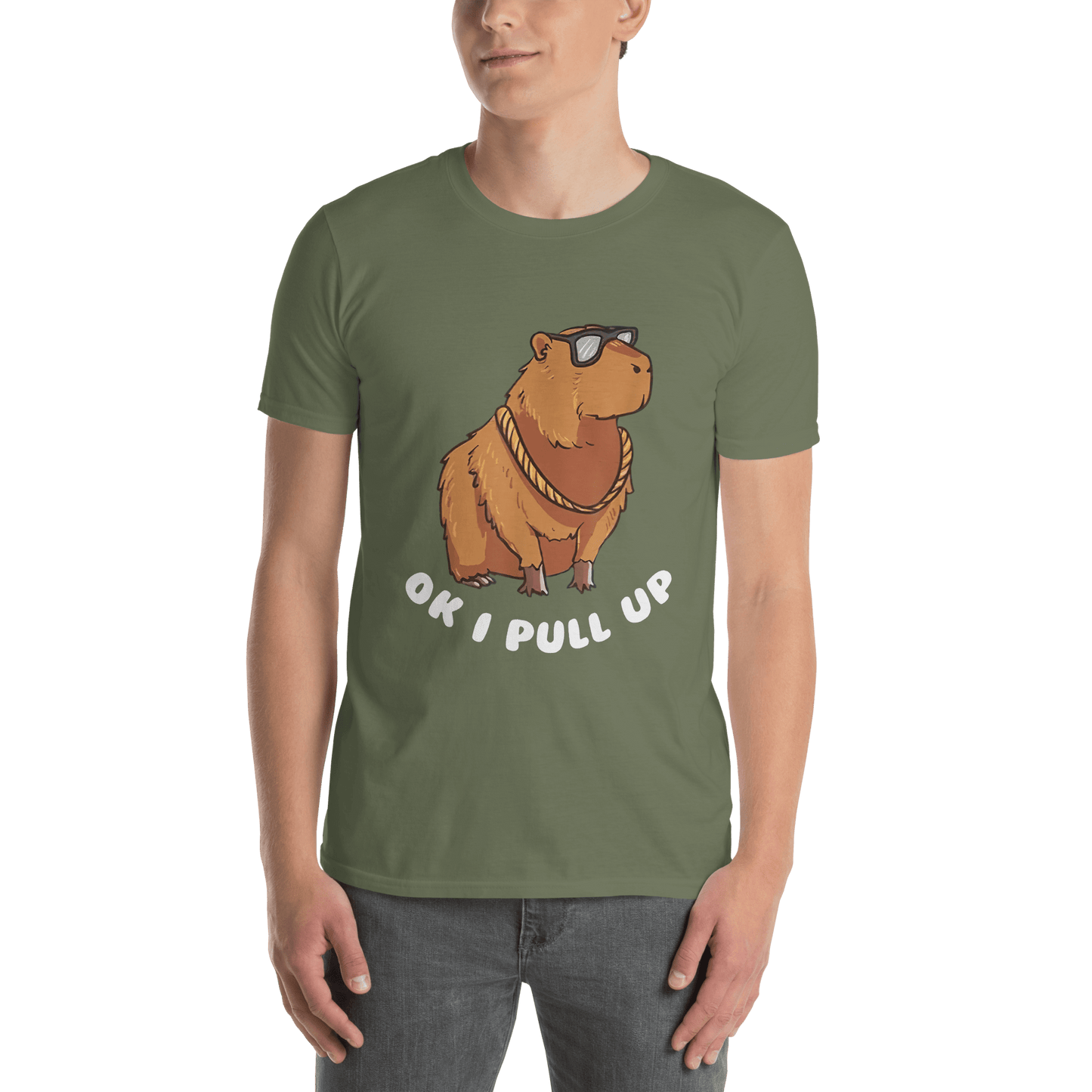 Capybara Classic T-Shirt Meme - Black | Shirtposting