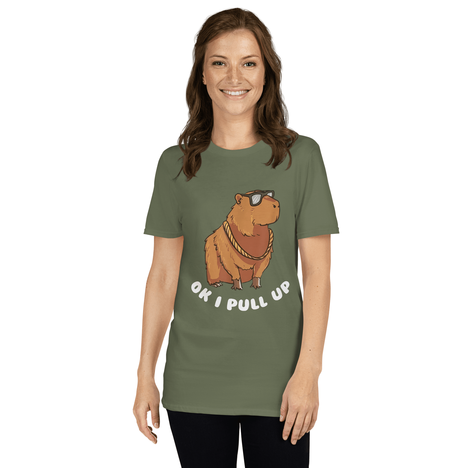Capybara Classic T-Shirt Meme - Black | Shirtposting