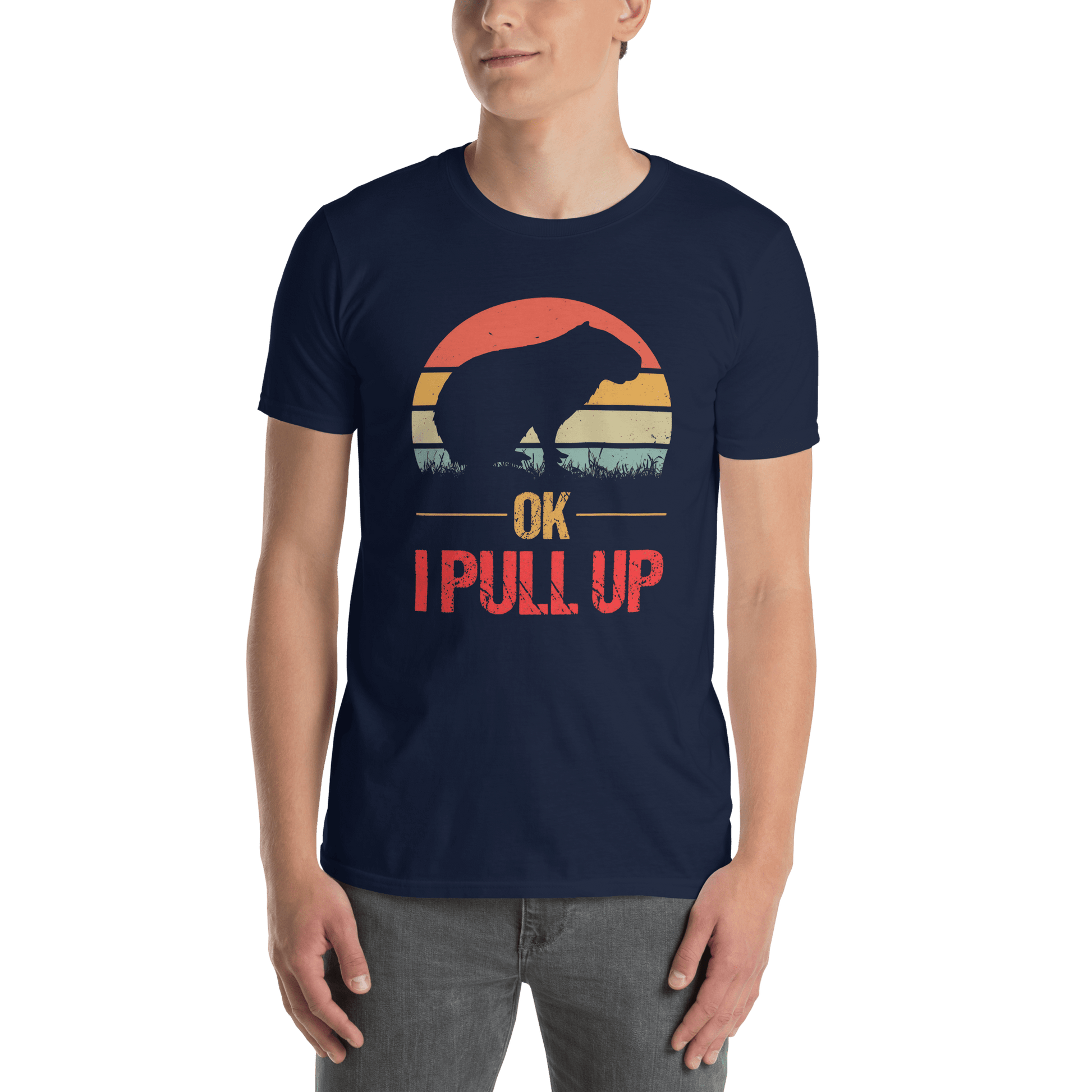 Capybara Classic T-Shirt Meme - Dark Heather Grey | Shirtposting