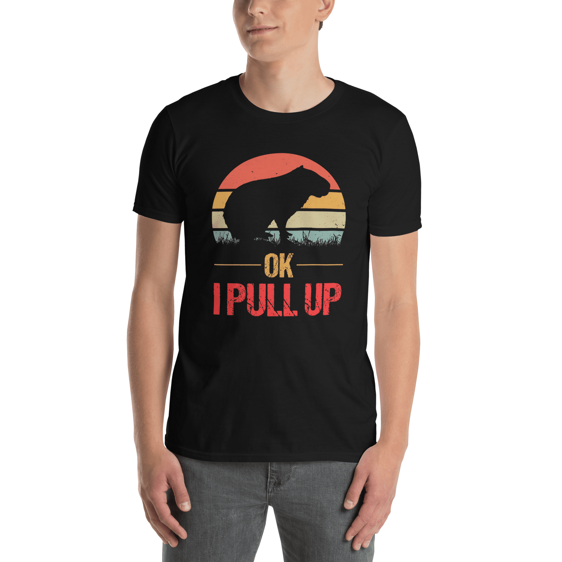 Capybara Classic T-Shirt Meme - Dark Heather Grey | Shirtposting