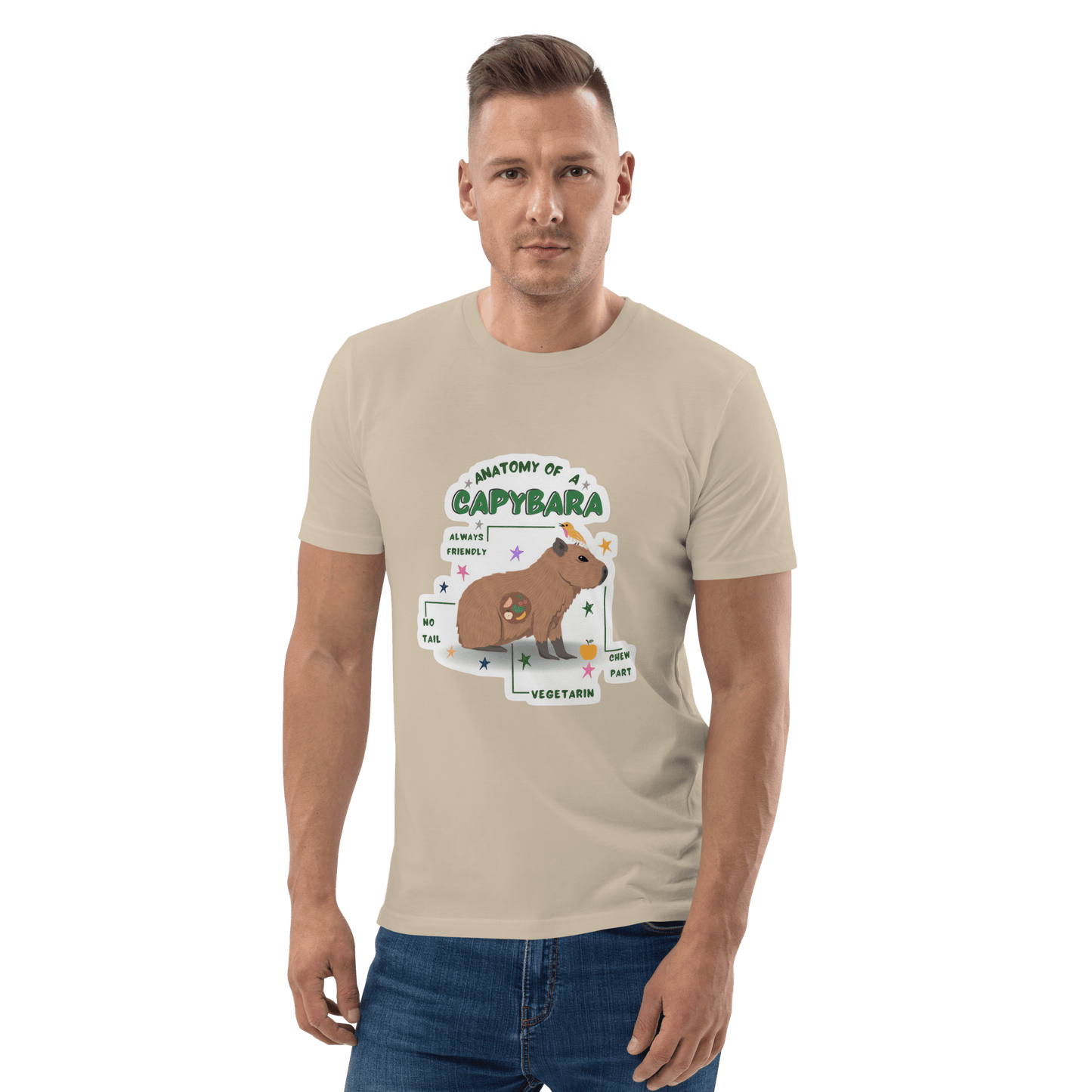 Capybara Premium Organic T-Shirt Meme - Cotton Pink | Shirtposting