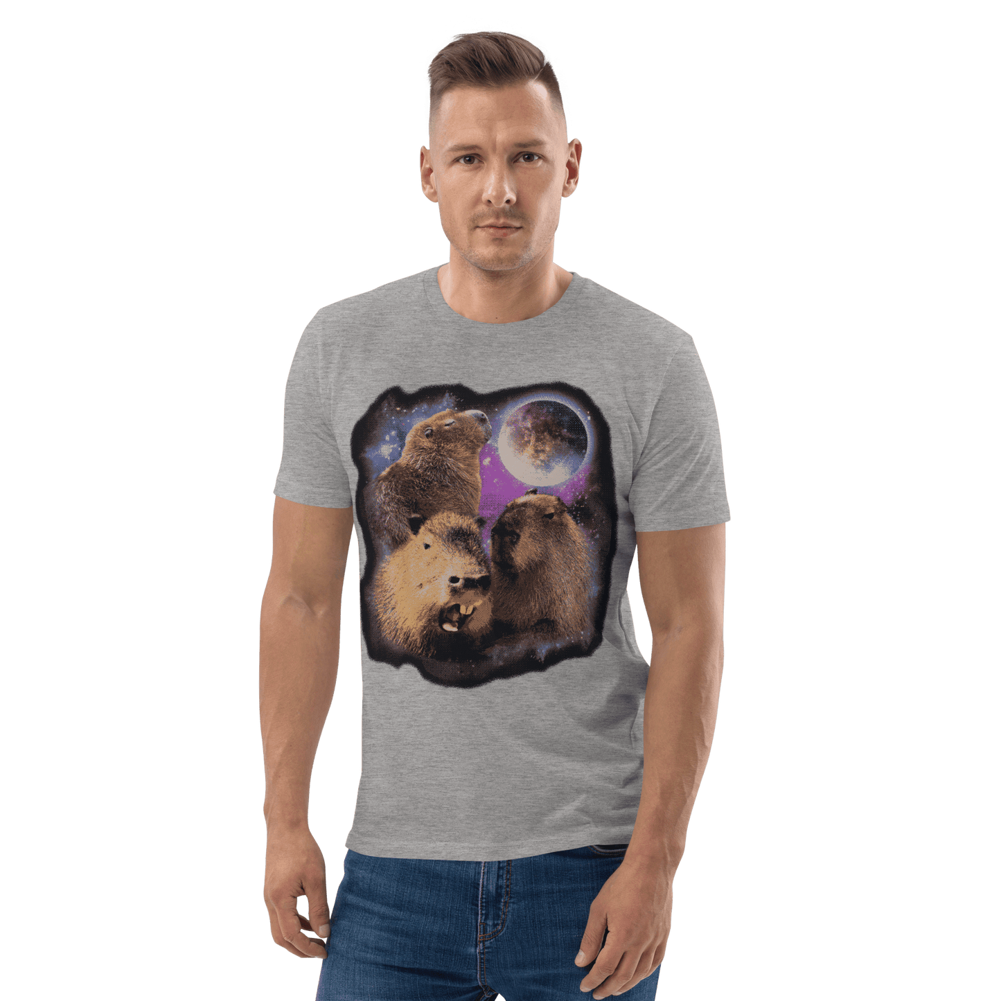 Capybara Premium Organic T-Shirt Meme - Cotton Pink | Shirtposting