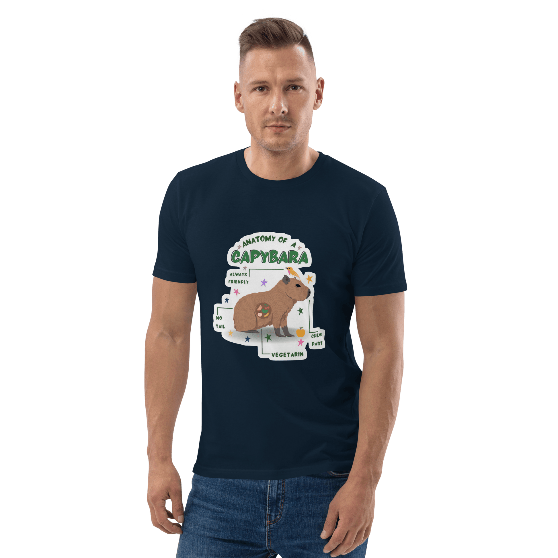 Capybara Premium Organic T-Shirt Meme - Cotton Pink | Shirtposting
