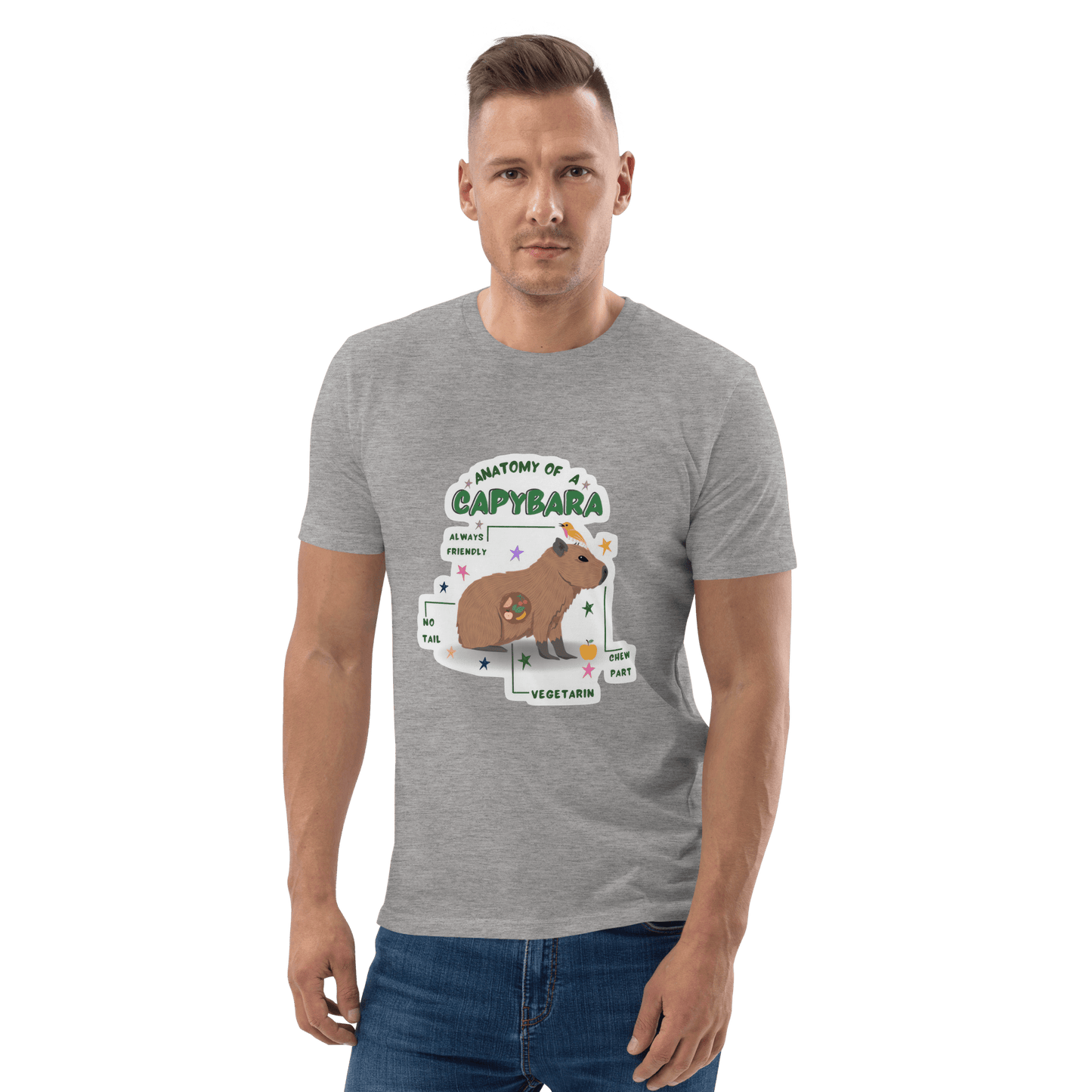 Capybara Premium Organic T-Shirt Meme - Cotton Pink | Shirtposting