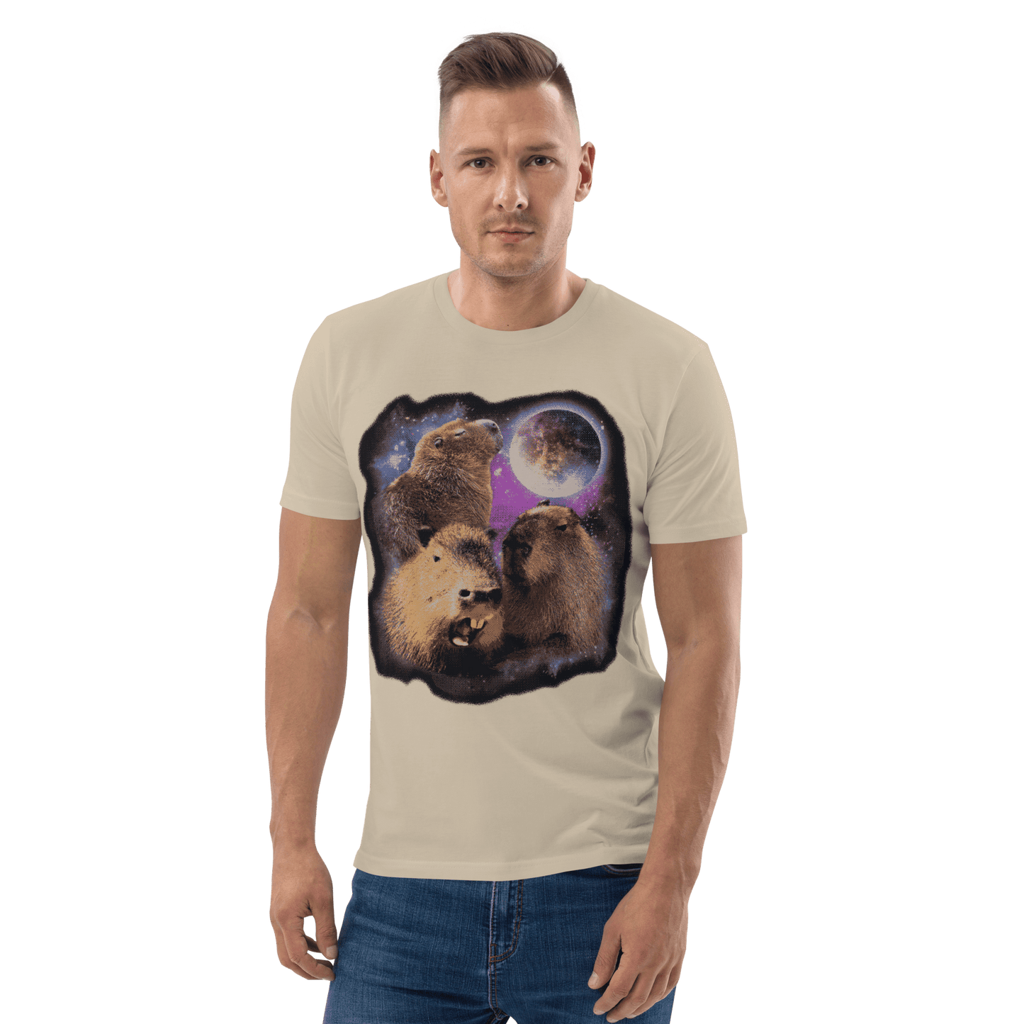 Capybara Premium Organic T-Shirt Meme - Cotton Pink | Shirtposting