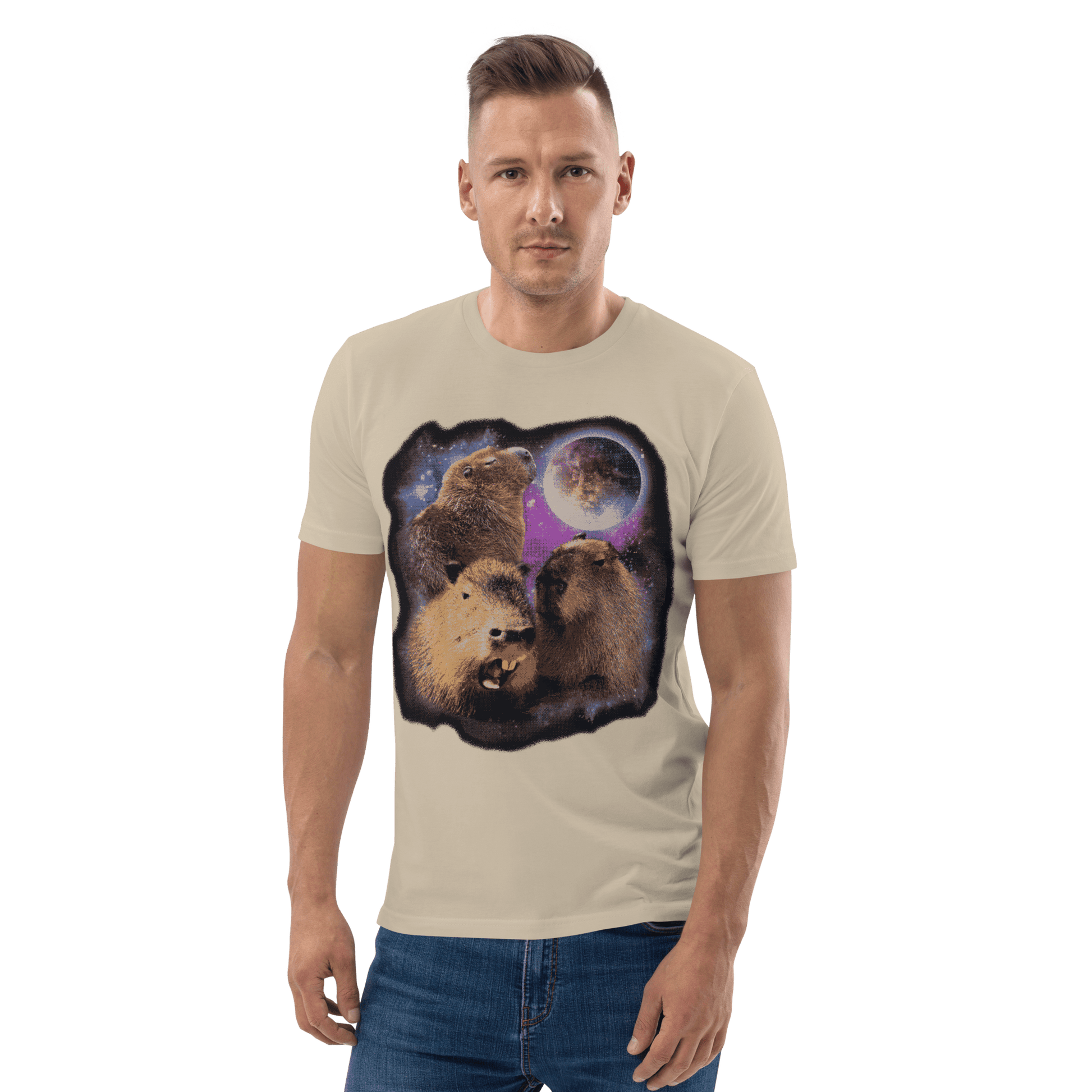 Capybara Premium Organic T-Shirt Meme - Cotton Pink | Shirtposting