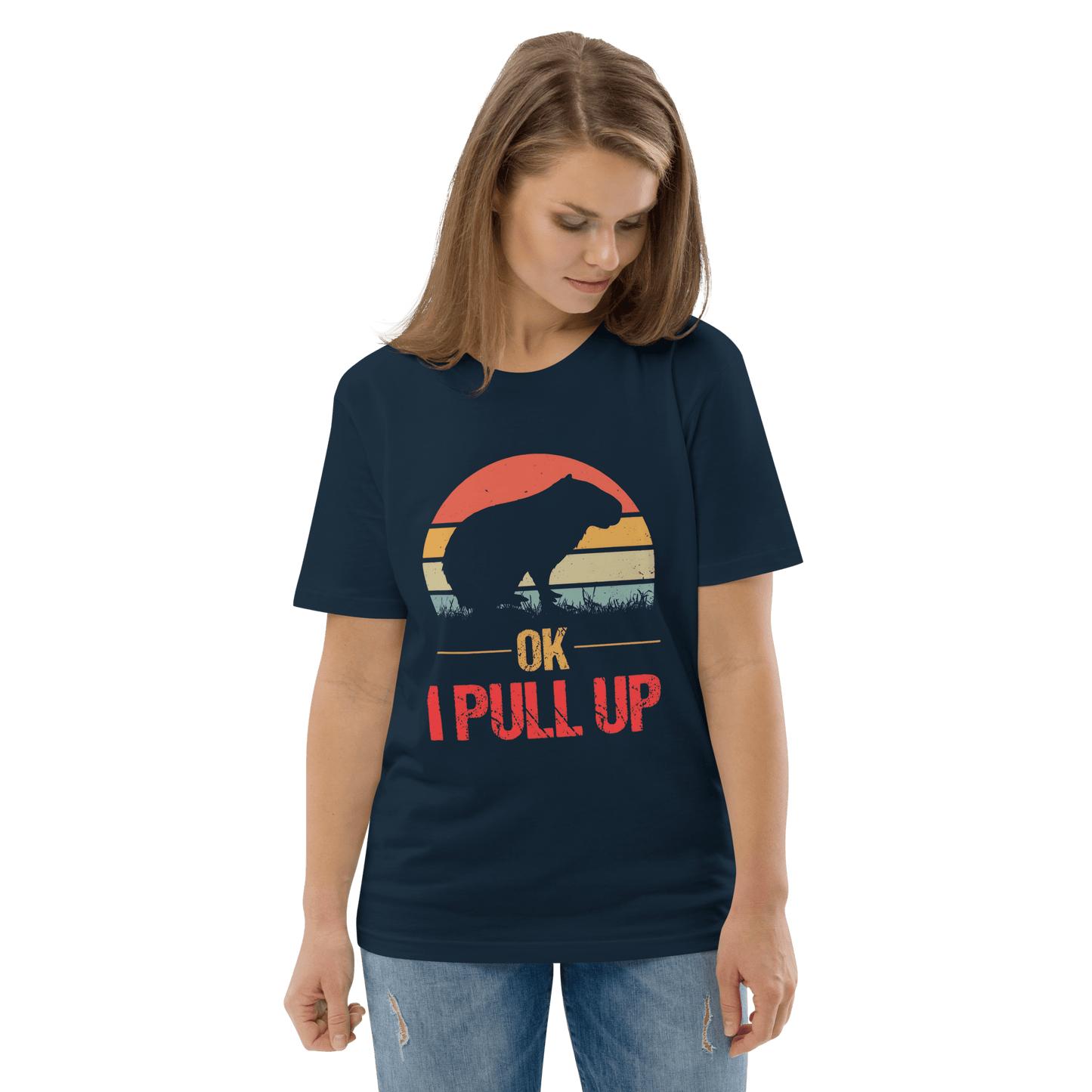 Capybara Premium Organic T-Shirt Meme - Dark Heather Grey | Shirtposting