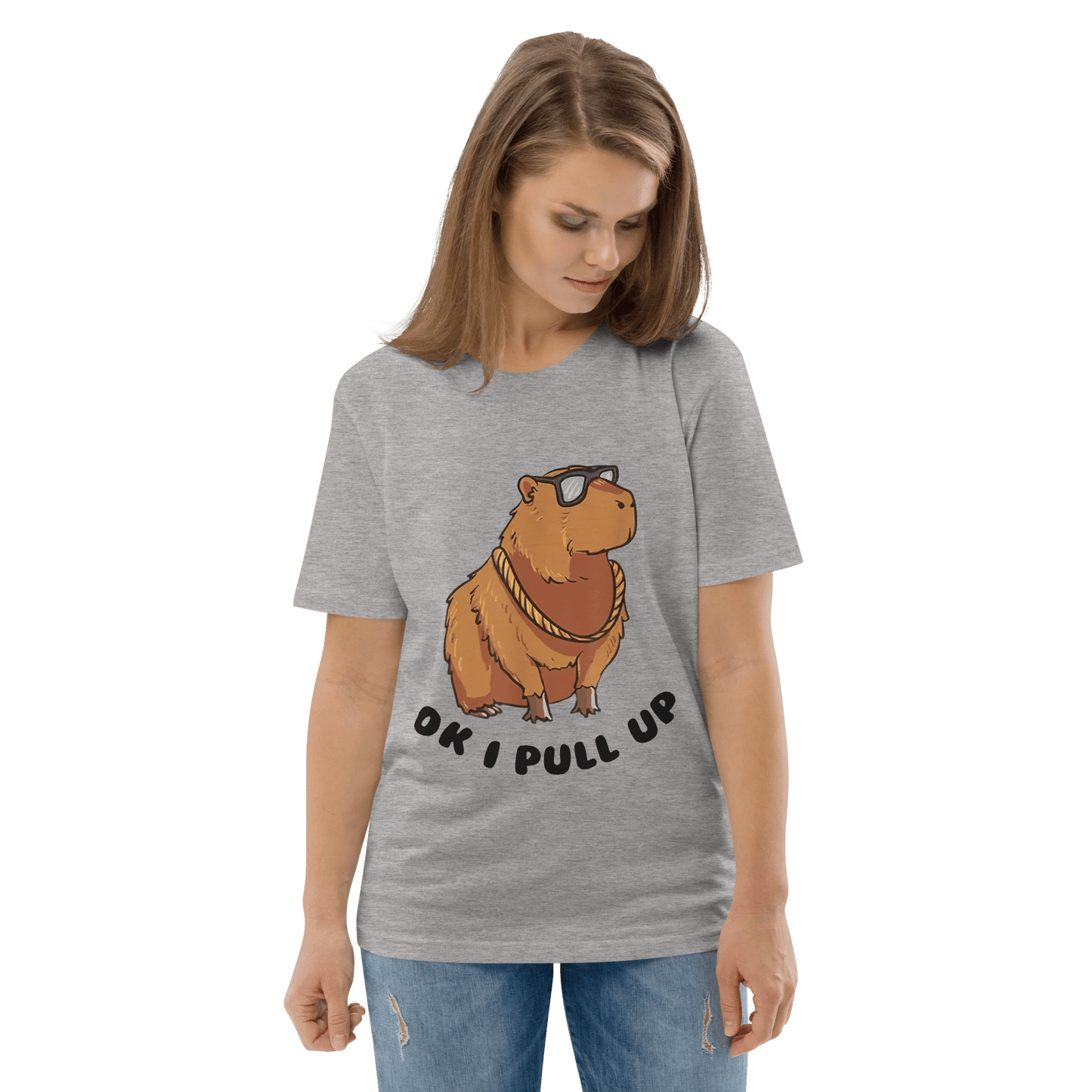 Capybara Premium Organic T-Shirt Meme - Desert Dust | Shirtposting