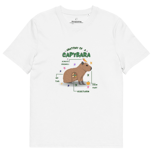 Capybara Premium Organic T-Shirt Meme - White | Shirtposting