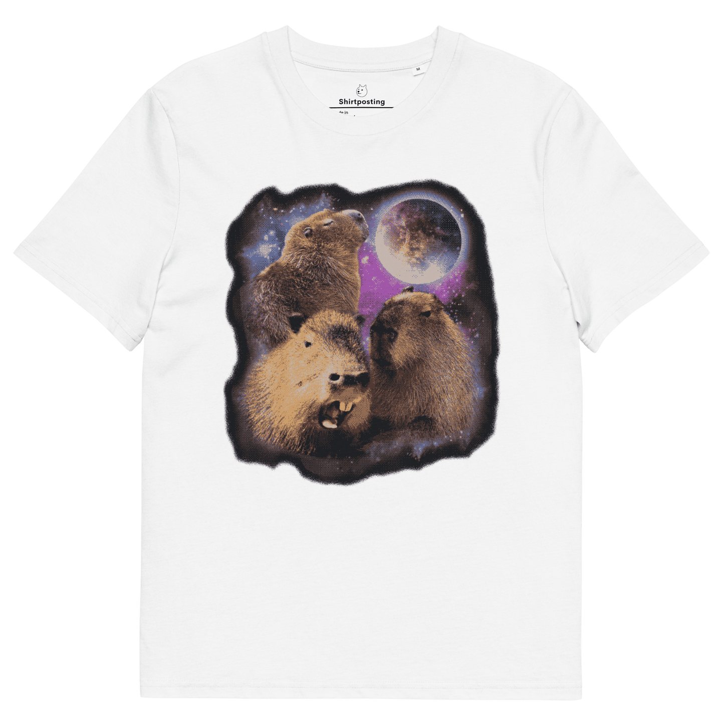 Capybara Premium Organic T-Shirt Meme - White | Shirtposting