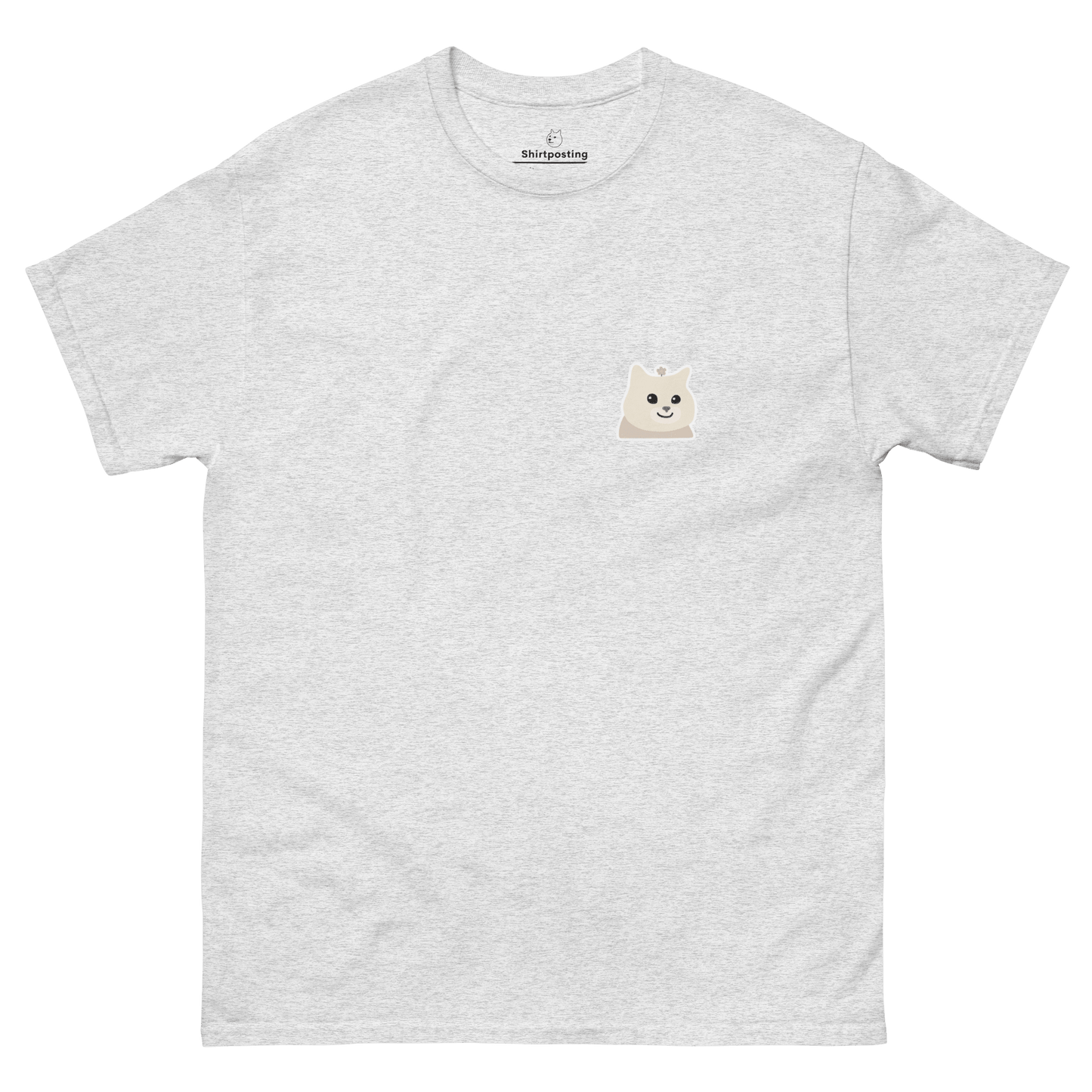 Cat Classic T-Shirt Meme - Ash | Shirtposting