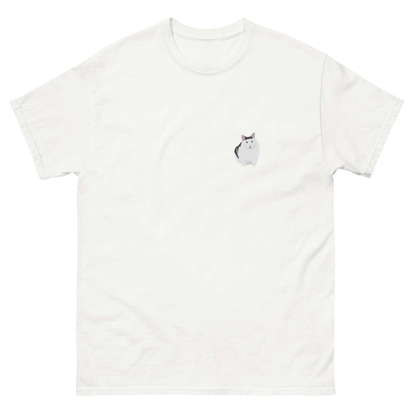 Cat Classic T-Shirt Meme - White | Shirtposting