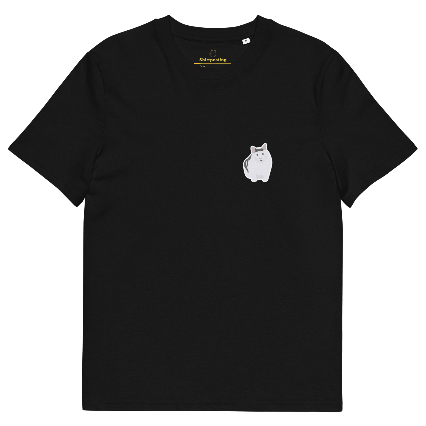 Cat Premium Organic T-Shirt Meme - Black | Shirtposting