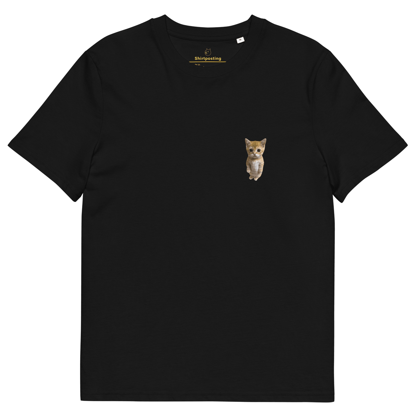 Cat Premium Organic T-Shirt Meme - Black | Shirtposting